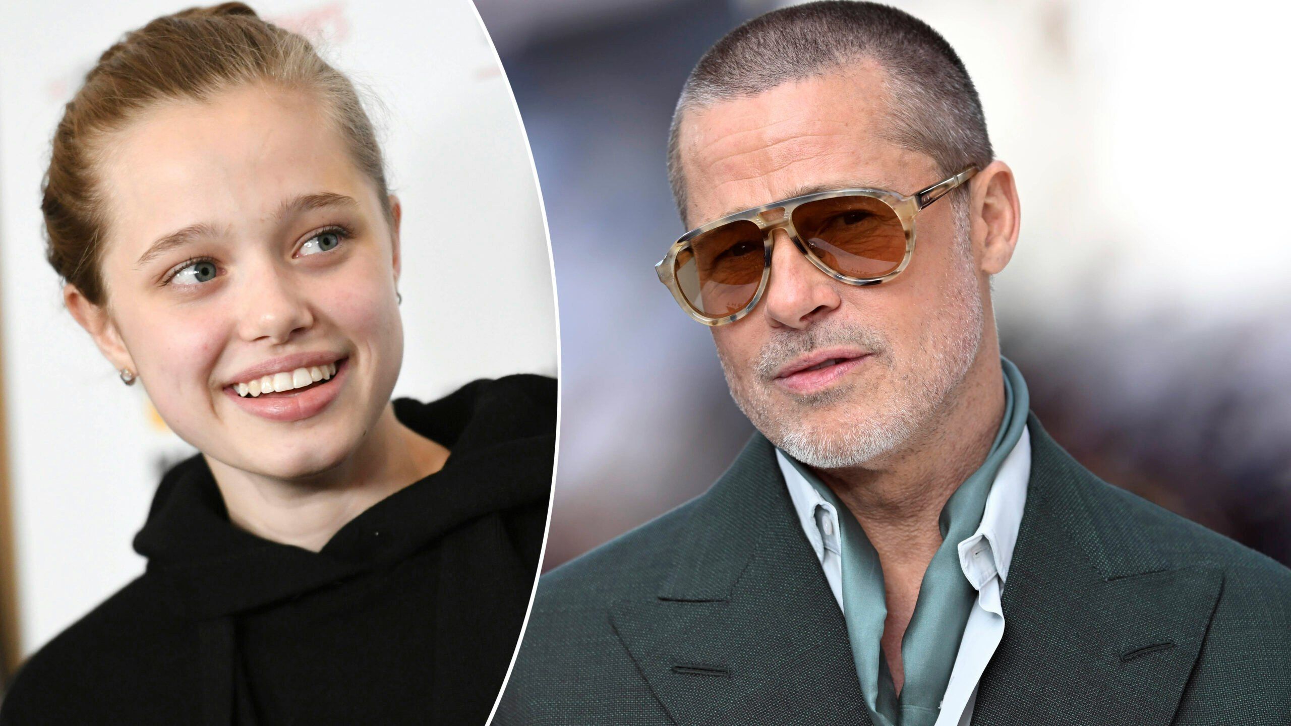 2560x1440 Brad Pitt's sad response to Shiloh breaking the internet