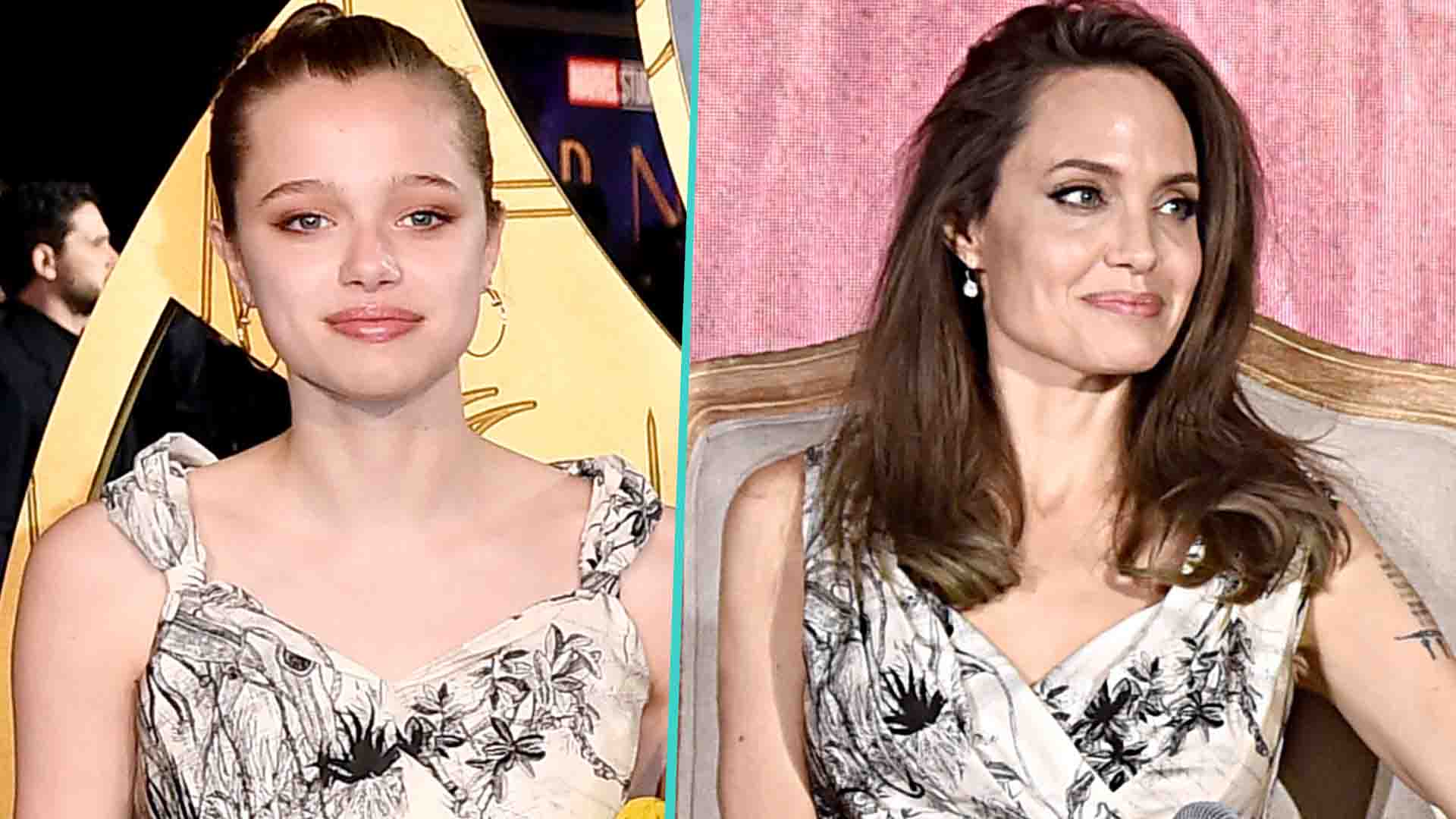 1920x1080 Shiloh Jolie Pitt Rewears Angelina Jolie's Dior Dress At 'Eternals' Premiere