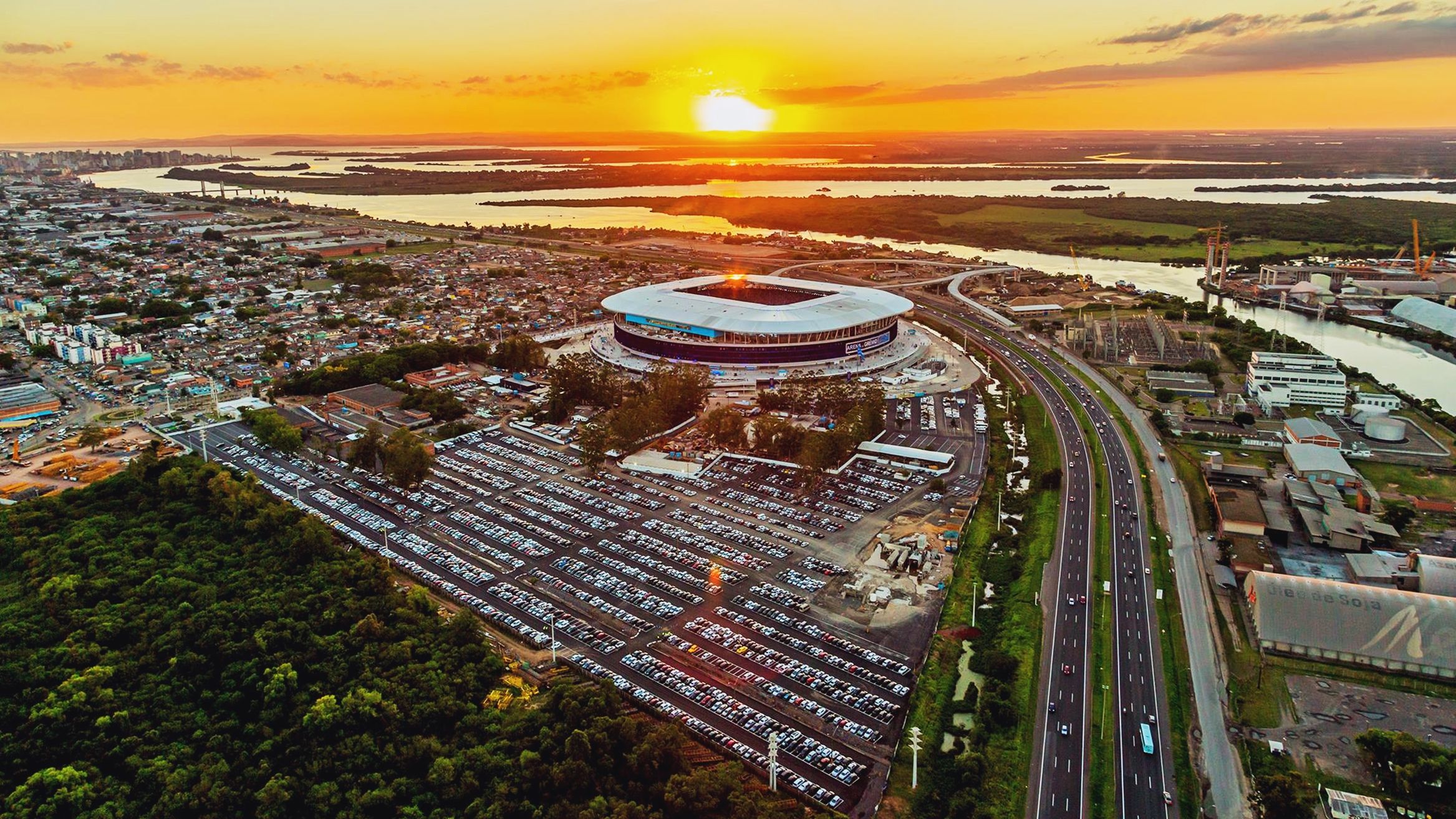 2335x1313 Gremio Porto Alegre, Soccer clubs, Stadium Wallpaper HD / Desktop and Mobile Background