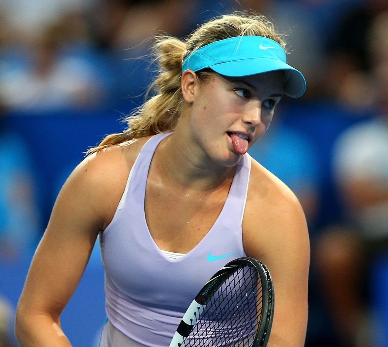 1280x1143 Eugenie Bouchard in Action. HD Sports Wallpaperx1143