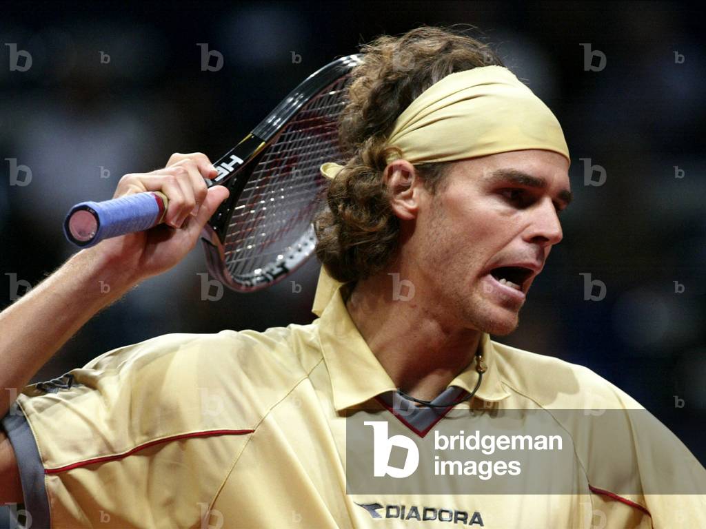 1024x768 图像GUSTAVO KUERTEN OF BRAZIL LOOSES IN FIRST ROUND IN BASLE