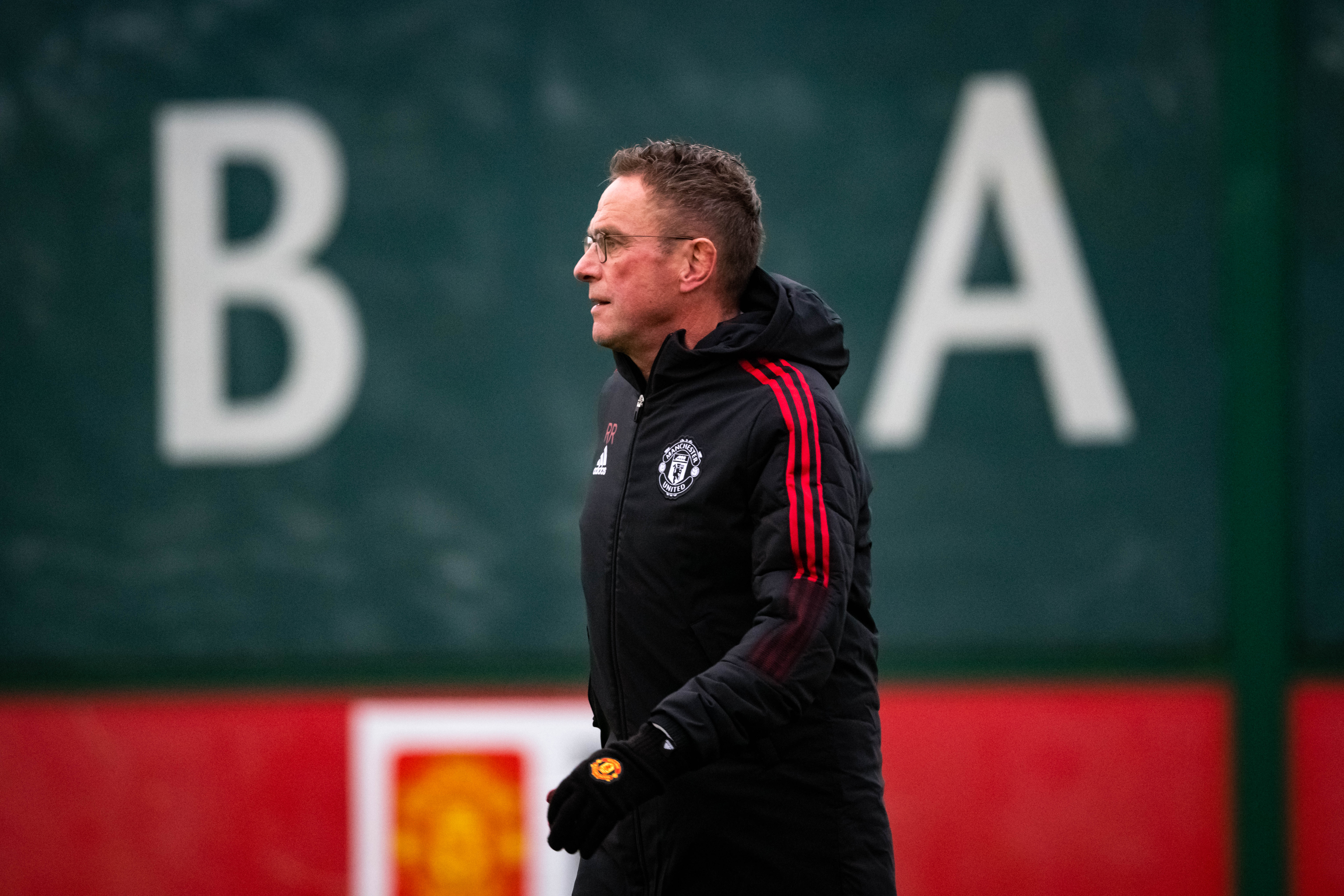 7688x5125 Photos: Ralf Rangnick pictured taking Manchester United training