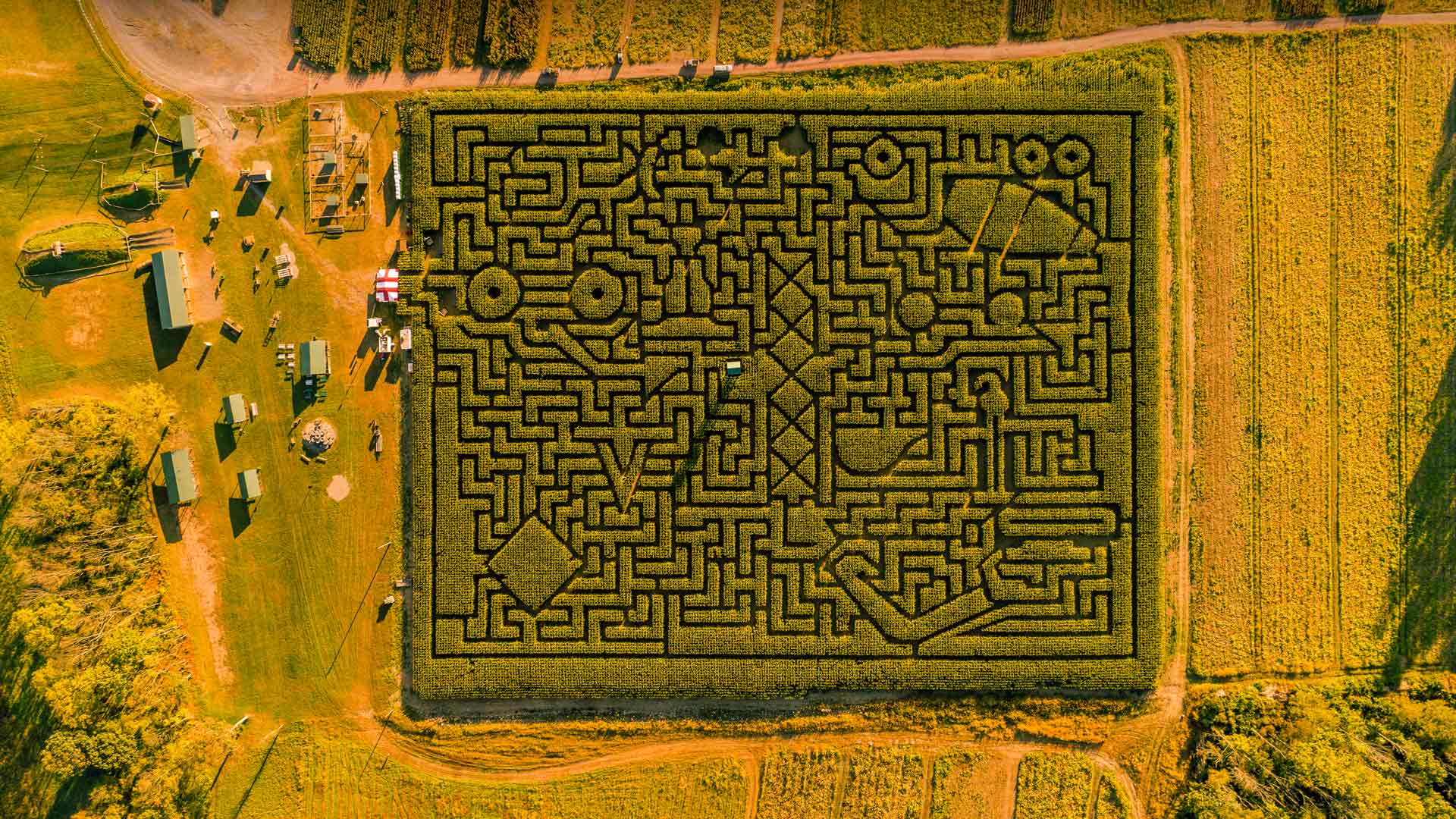 1920x1080 Bing HD Wallpaper Oct 2023: Corn maze in Saylorsburg, Pennsylvania Wallpaper Gallery