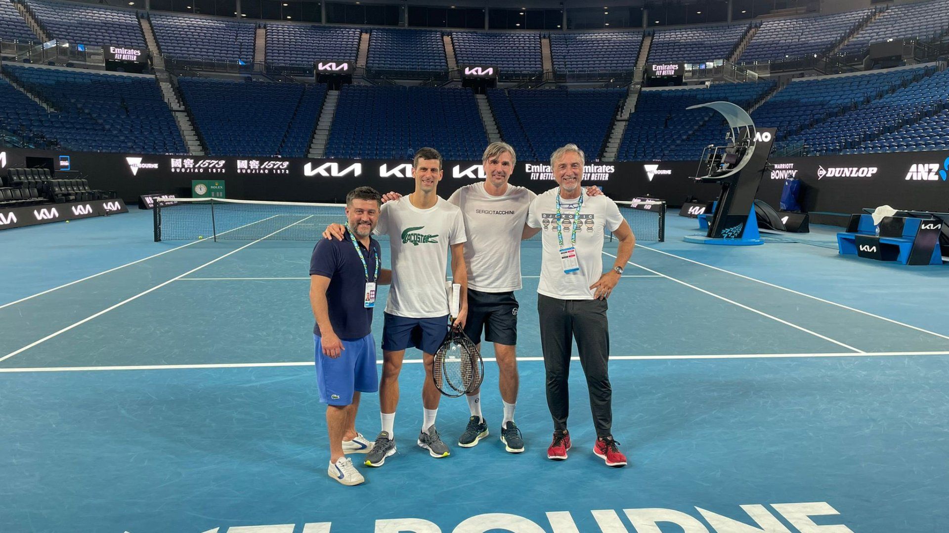 1920x1080 ‘Grateful’ Novak Djokovic back in practice after release