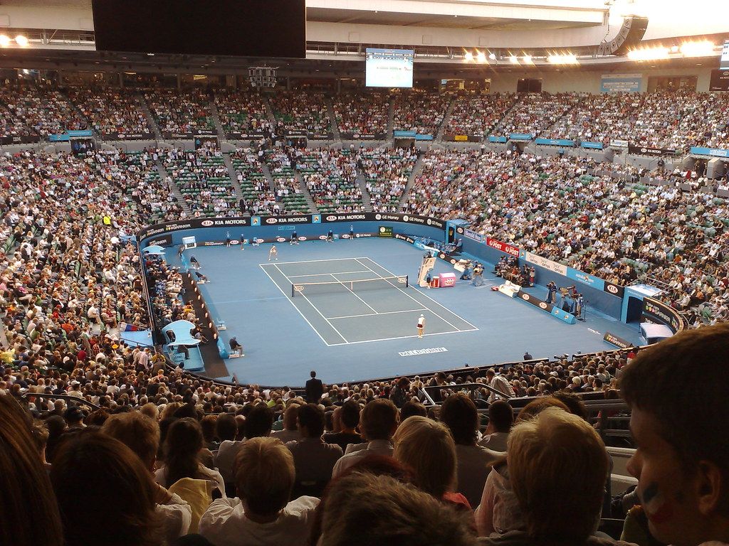 1024x768 Australian Open Tennis, Rod Laver Arena, Melbourne