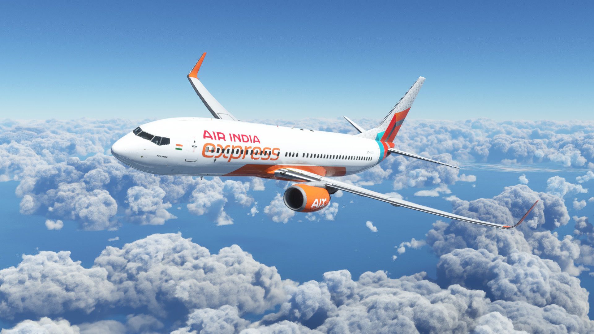 1920x1080 Air India Express VT AXX Liveries For MSFS