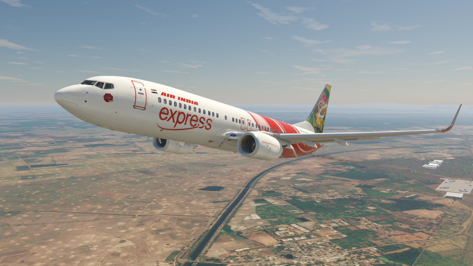1600x900 Air India Express GH Series Full Fleet Livery Pack For LevelUp 737NG. B737 800NG. LU737 Skins Plane.Org Forum