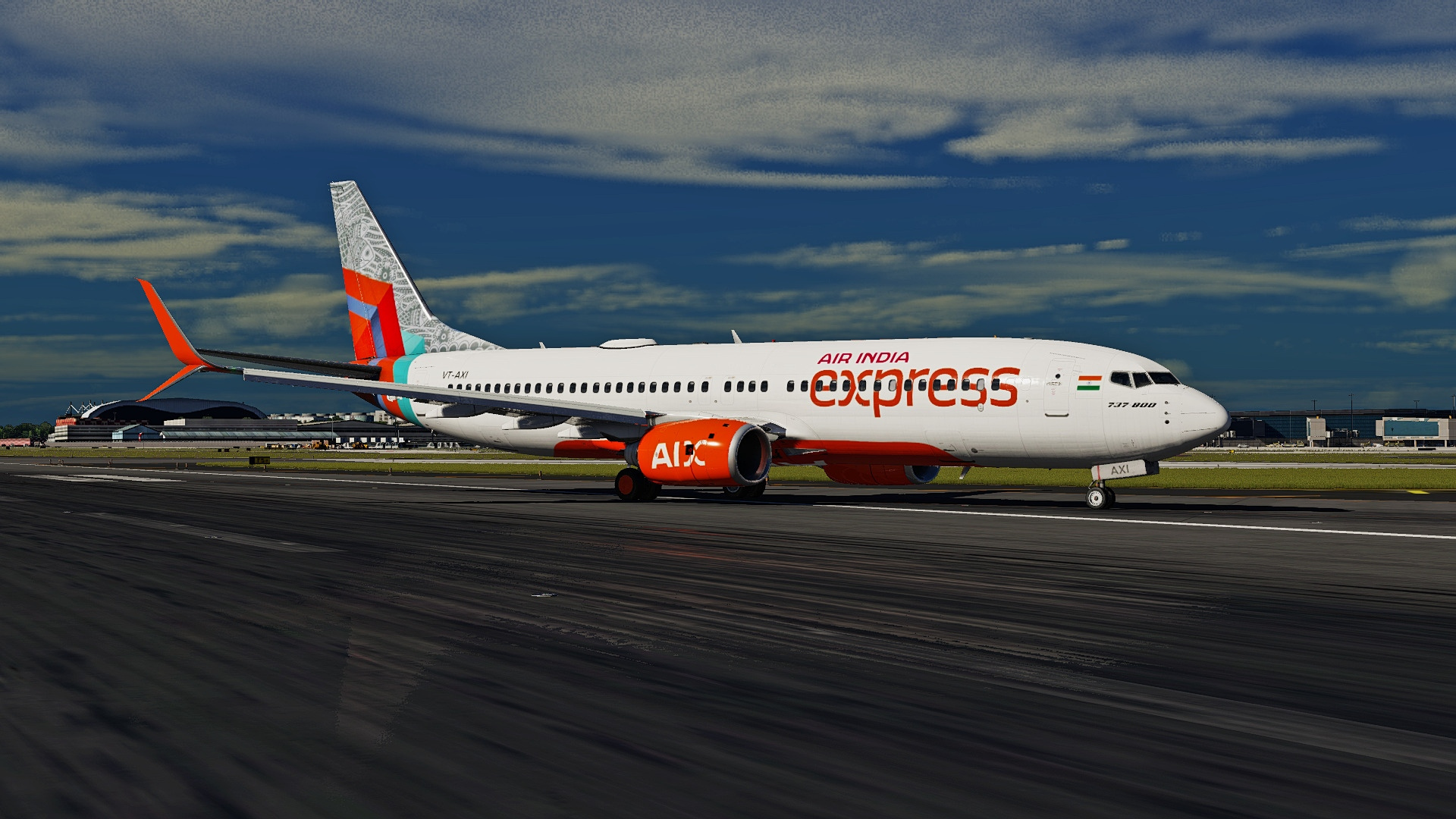 1920x1080 Air India Express VT AXI For The Level Up 737 800 NG 1.0.0 Aircraft Livery Plane.Org Forum