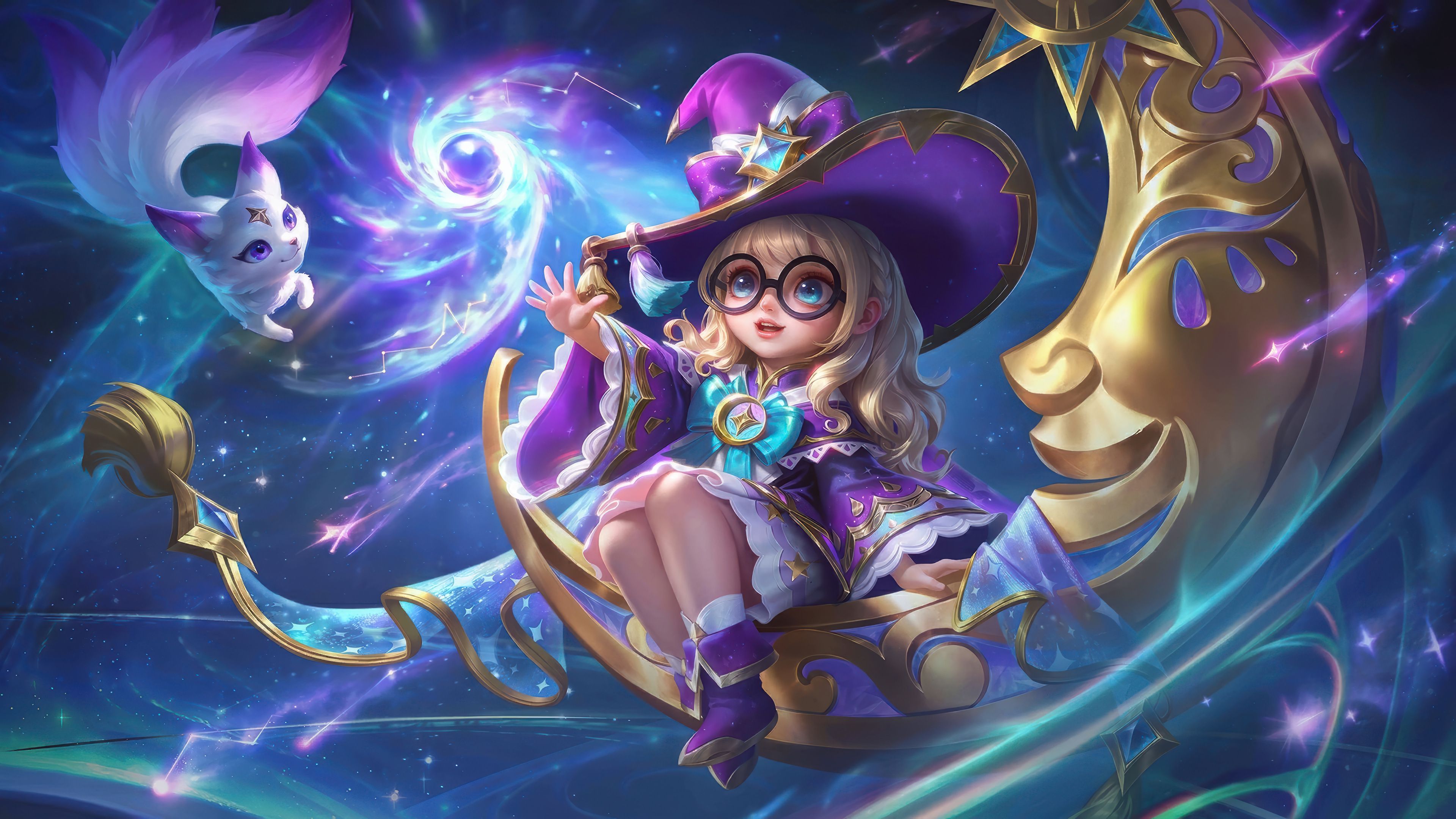 3840x2160 Chang'e Lunar Magic Mobile Legends Revamped Wallpaper 4K HD PC