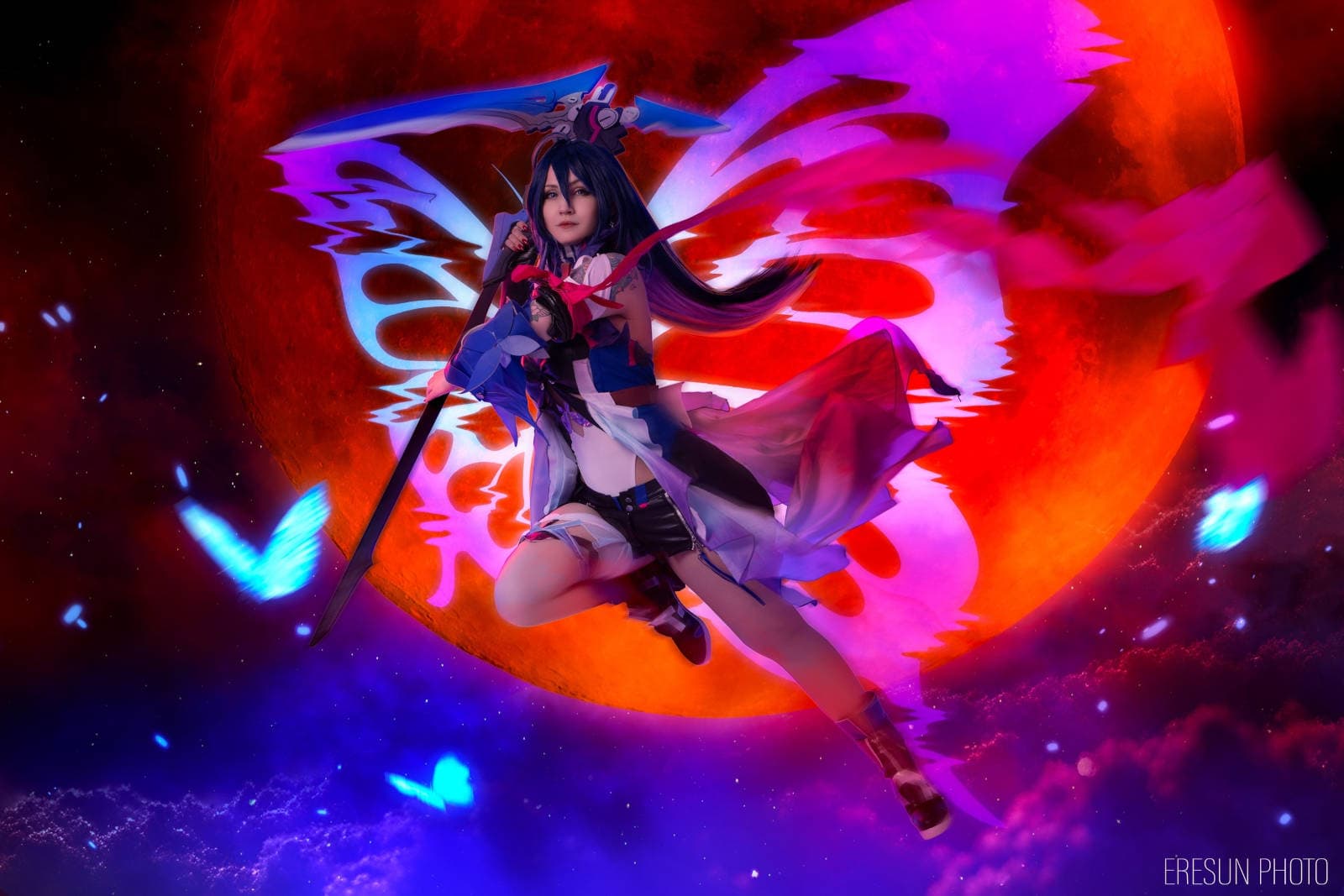 1600x1067 The cosplayer brought Seele from Honkai: Star Rail to life spirited and brave Butterfly
