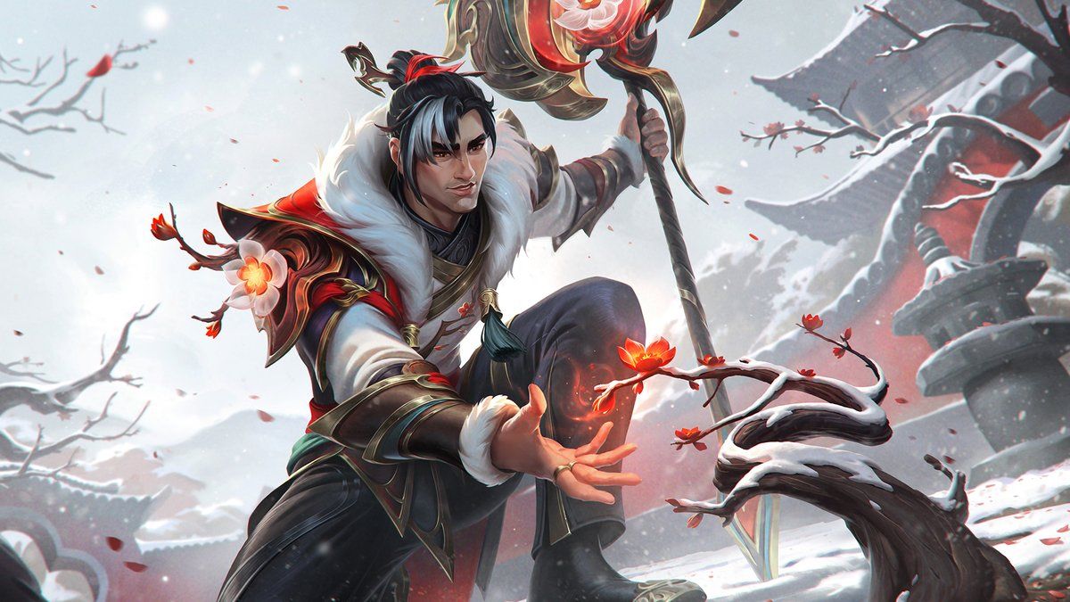 1200x675 As seasons change, the world begins to bloom once more. Petals of Spring Camille, Jayce, Katarina and Yasuo are available in Patch 26.04