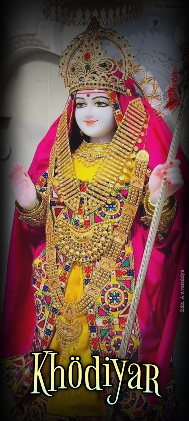 736x1635 Khodal Maa wallpaper