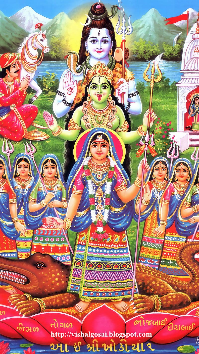 800x1422 Khodiyar Maa, mataji, khodiyar, maa, lord, god, devtional, HD phone wallpaper