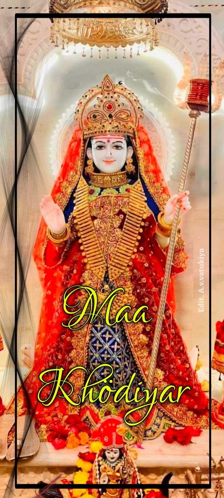 736x1635 Khodal Maa wallpaper