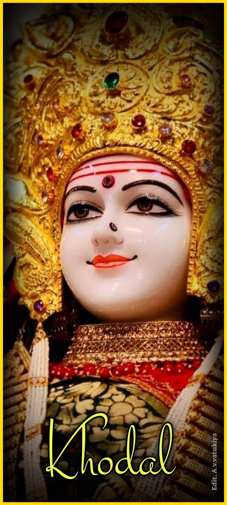 736x1635 Khodal Maa wallpaper