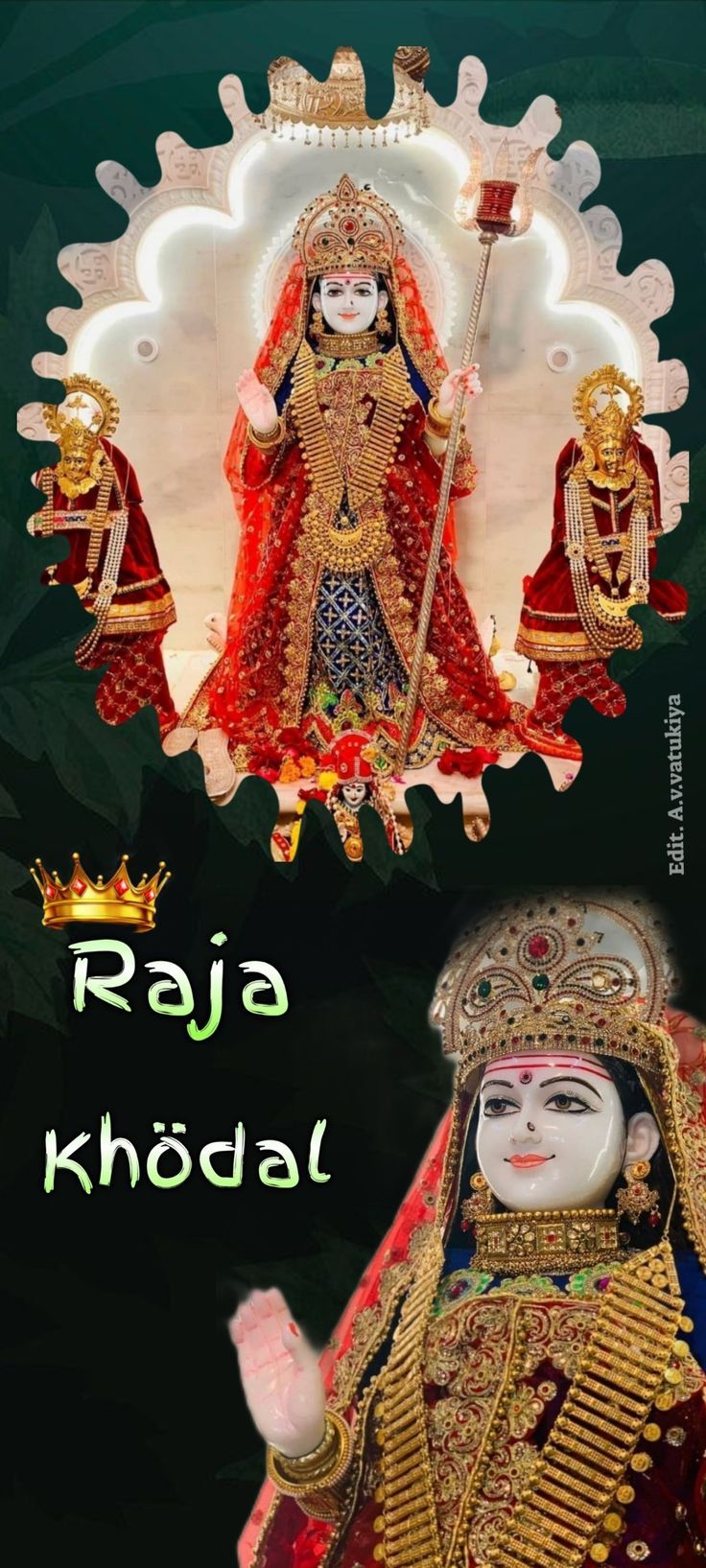 736x1635 Khodal Maa wallpaper