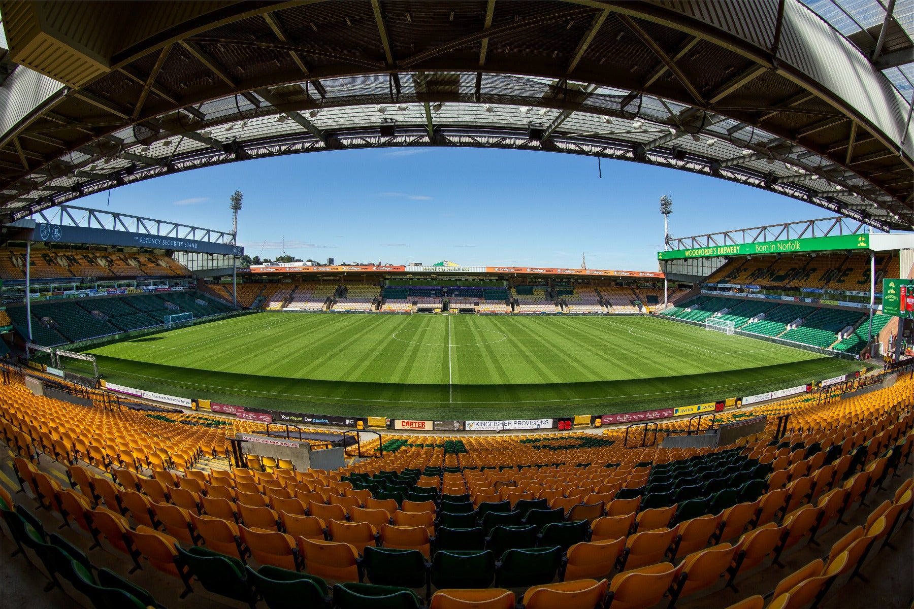 1800x1200 Norwich City FC Road (Full Wall) Mural