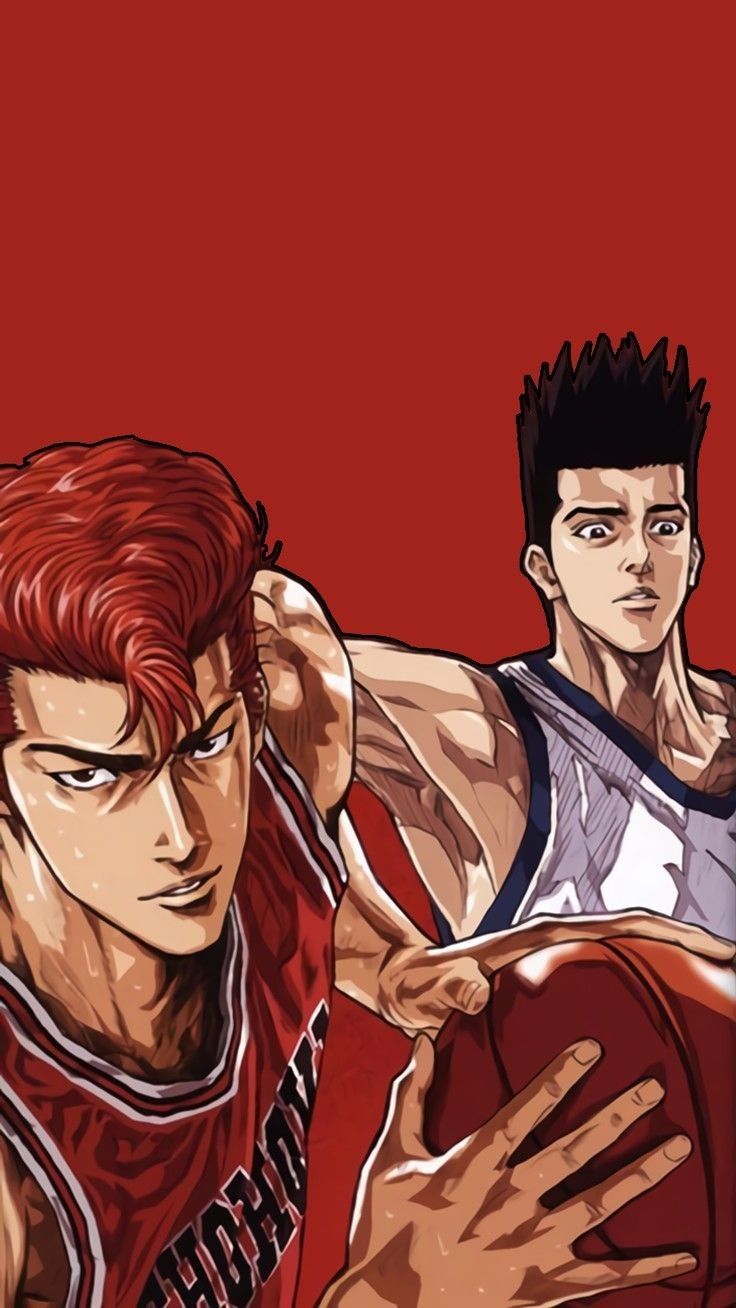 736x1308 Akira Sendoh X Sakuragi Hanamichi