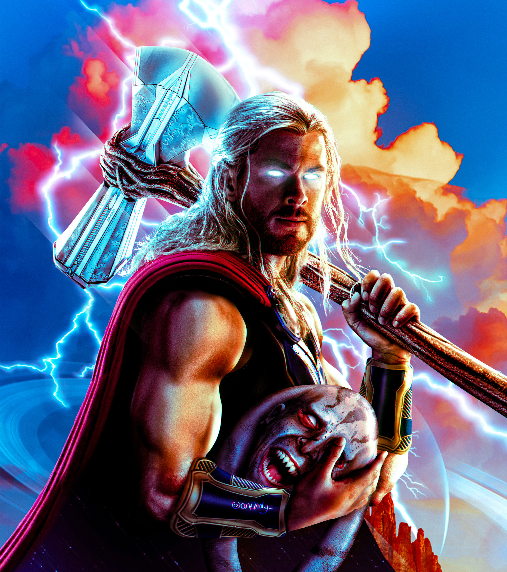 1920x2168 Thor and Strombreaker HD Art Wallpaper, HD Movies 4K Wallpaper, Image and Background