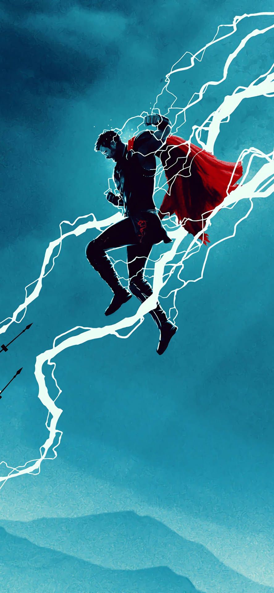 887x1920 Download Thor Lightning 4k Marvel iPhone Wallpaper