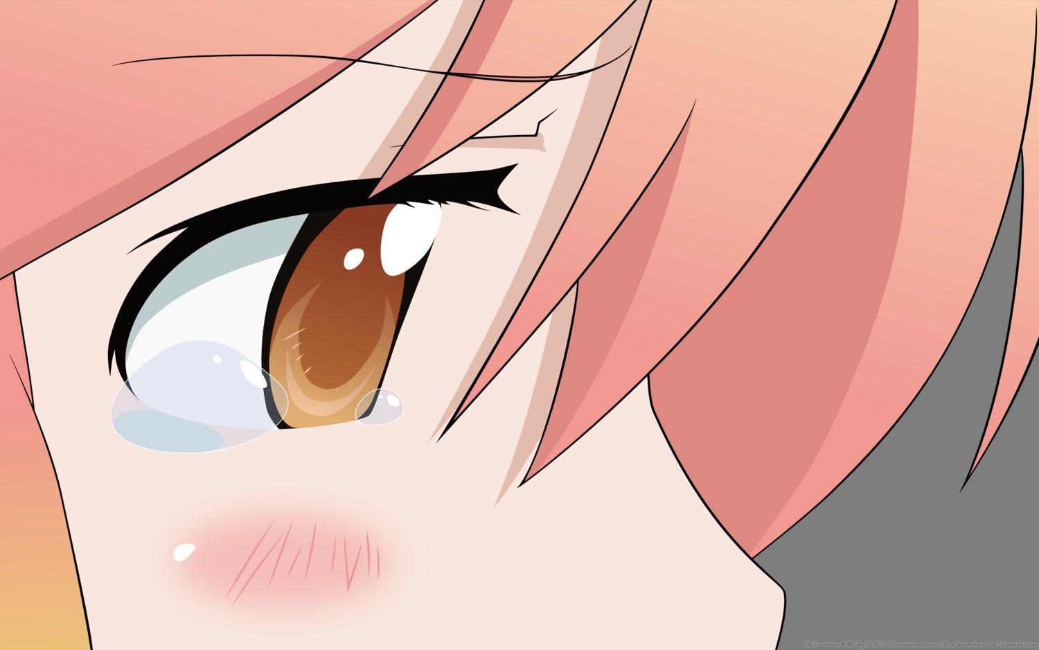 1500x938 Blush Brown Eyes Close Kotoura San Kotoura Haruka Tears