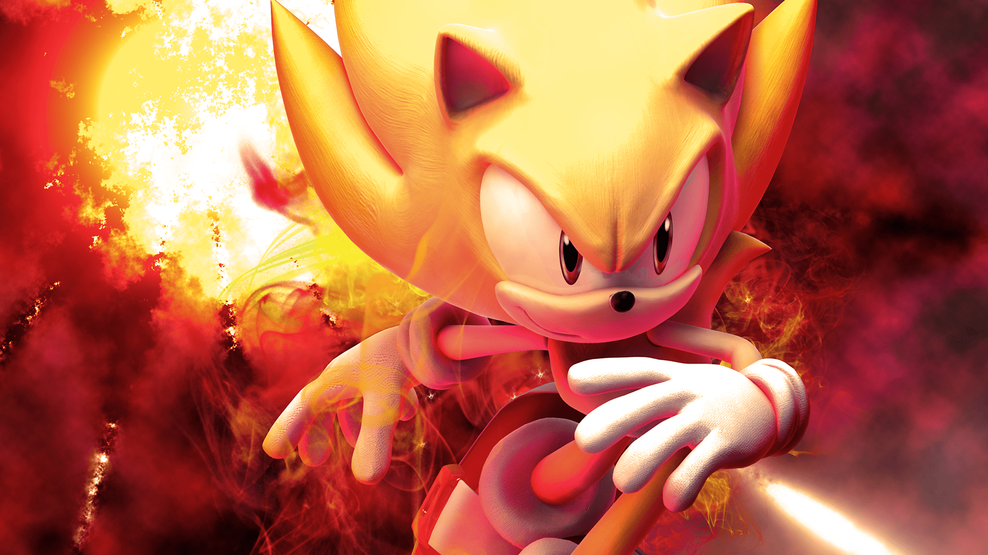 1920x1080 Super Sonic HD Wallpaper