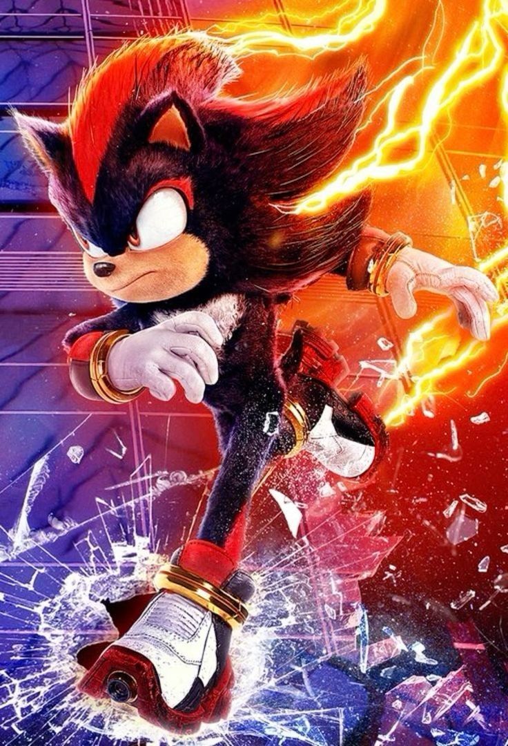 736x1080 Shadow sonic 3 movie. Super shadow movie art, Sonic 3 shadow wallpaper, Shadow the hedgehog