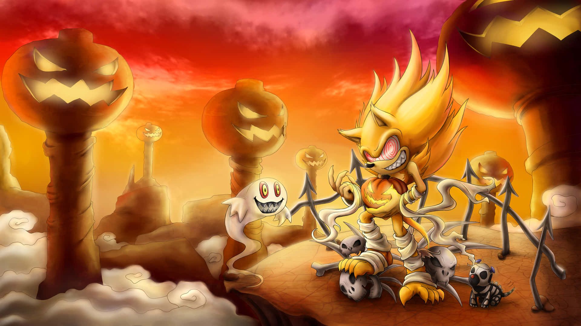 1920x1080 Download Sonic Adventure at Pumpkin Hill Wallpaper