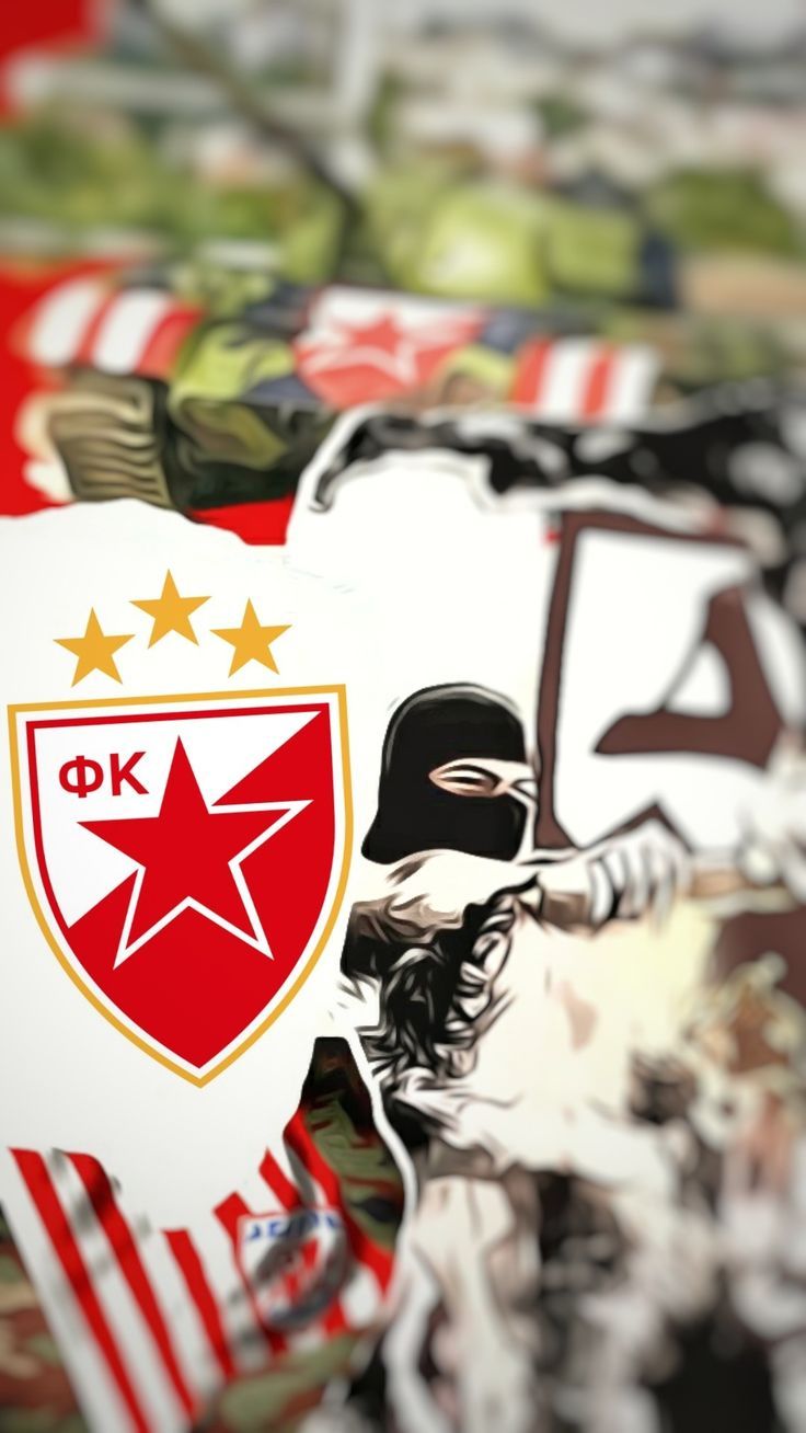 736x1308 Fk crvena zvezda logo. Delije sever wallpaper, Fk crvena zvezda wallpaper, 776