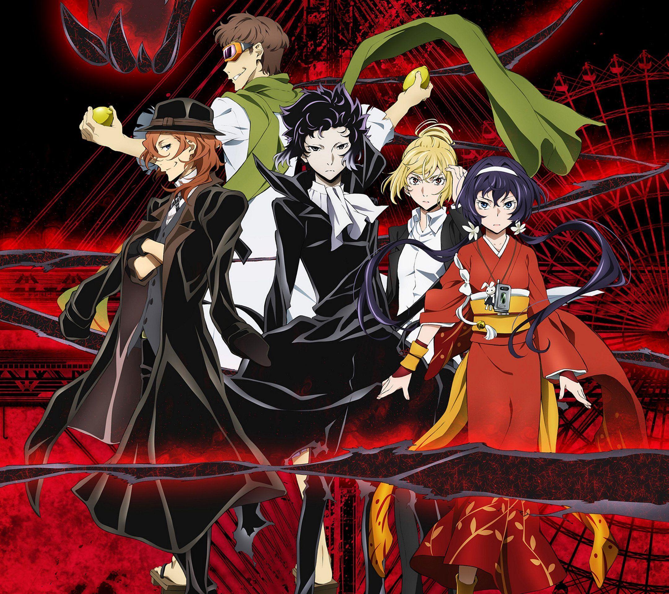 2160x1920 Bungou Stray Dogs Ryunosuke Akutagawa Chuya Nakahara Kyoka Izumi. Hình nền Android 2160 × 1920 - Kawaii Mobile