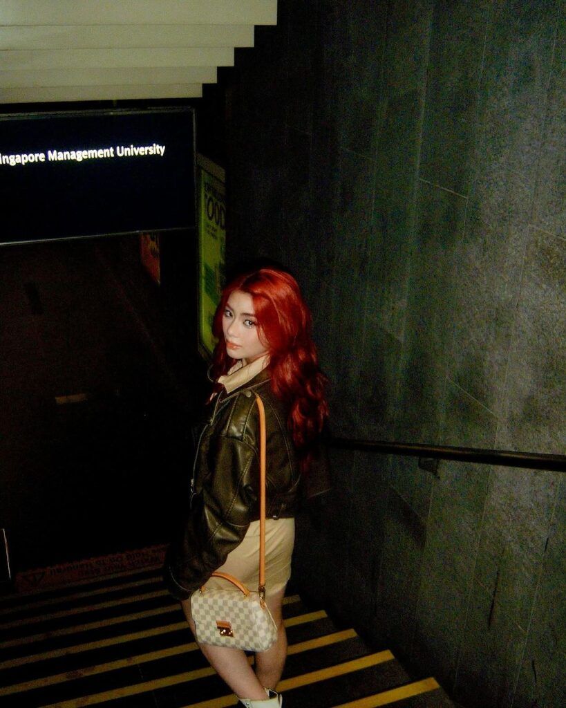819x1024 LOOK: Hop On The Red Hair Filter Trend Inspired By BINI Mikha Lim On Tiktok Z Magazine Philippines