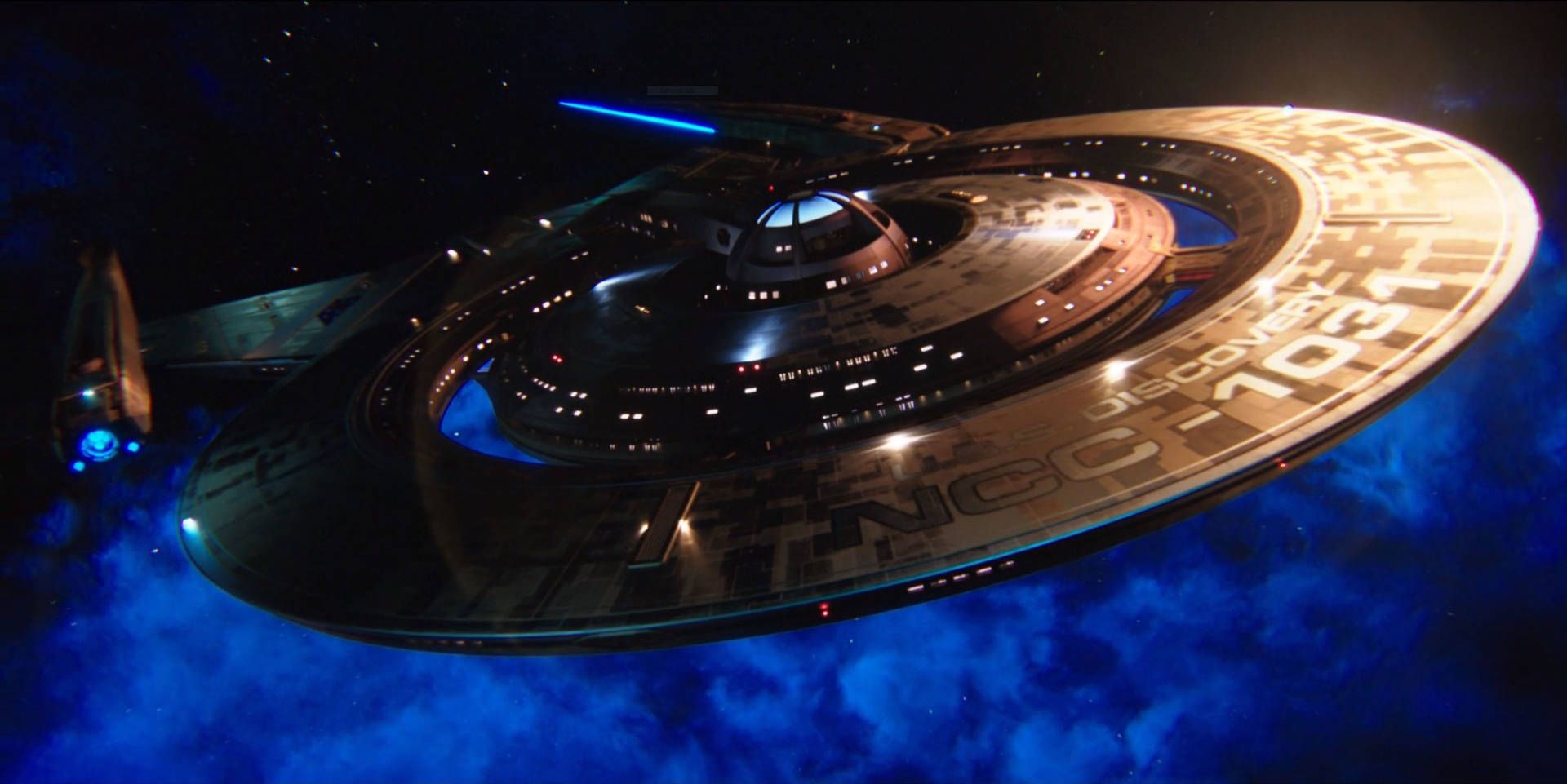 1920x961 Download Star Trek Discovery Ship Wallpaper
