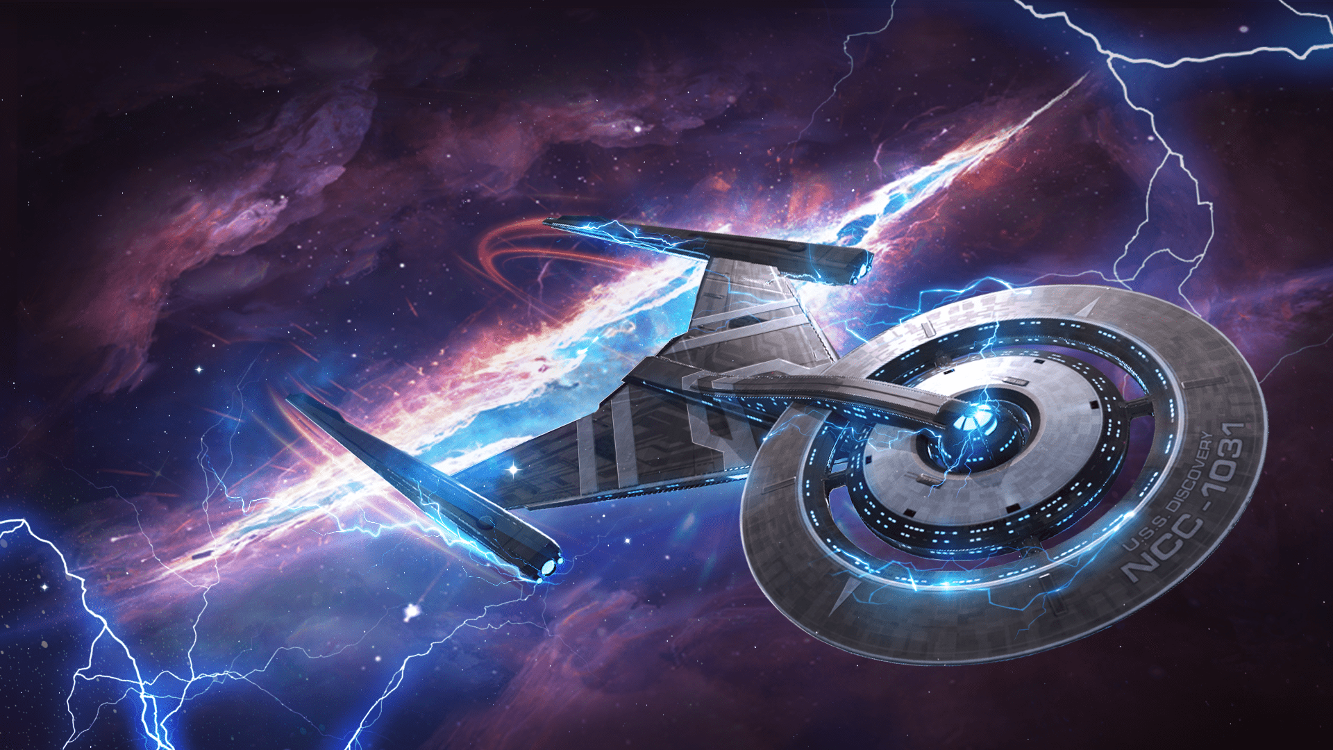 1920x1080 Star Trek USS Discovery. Star Trek Fleet Command
