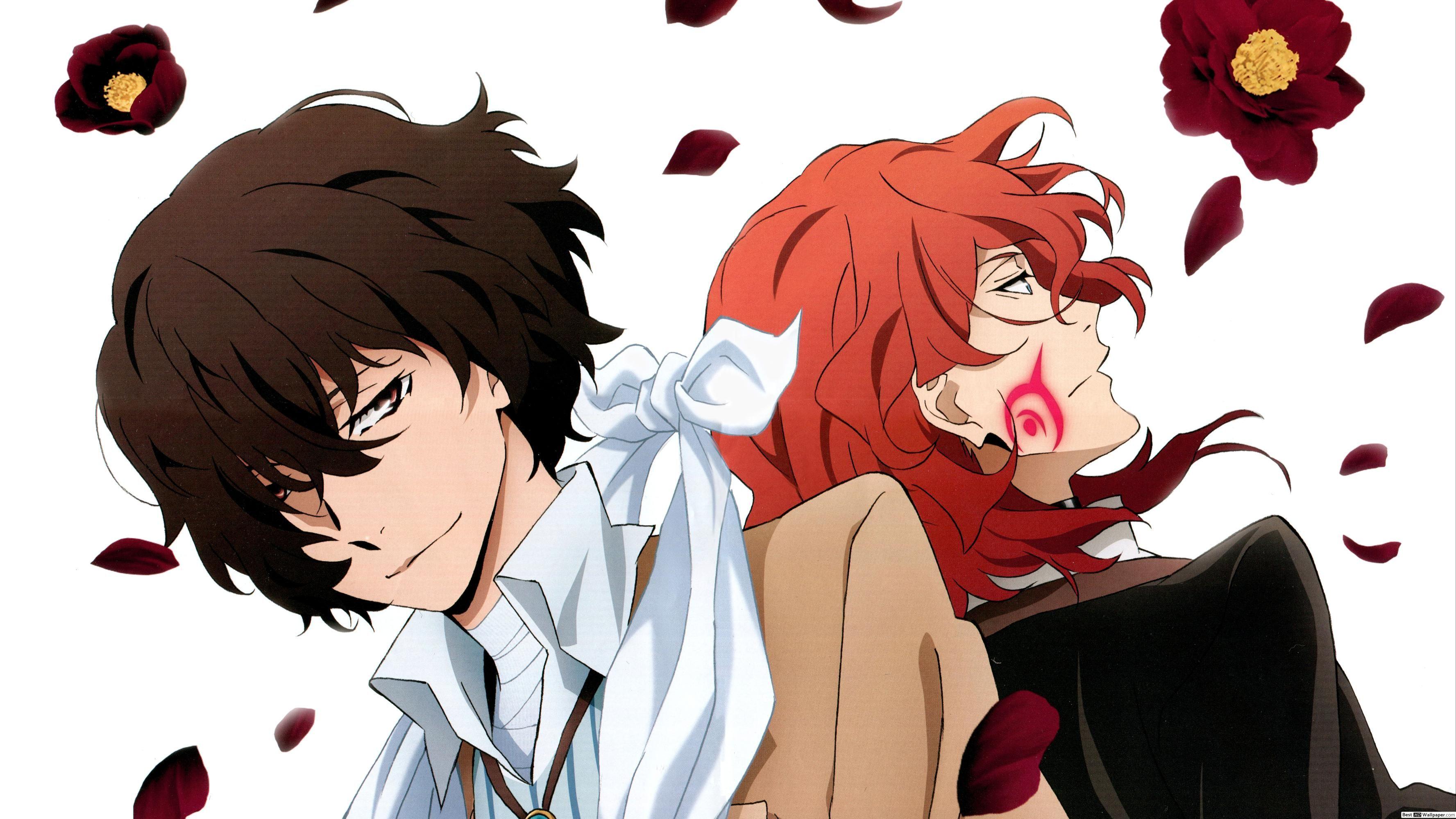 3554x1999 Osamu Dazai & Chuuya Nakahara HD wallpaper download