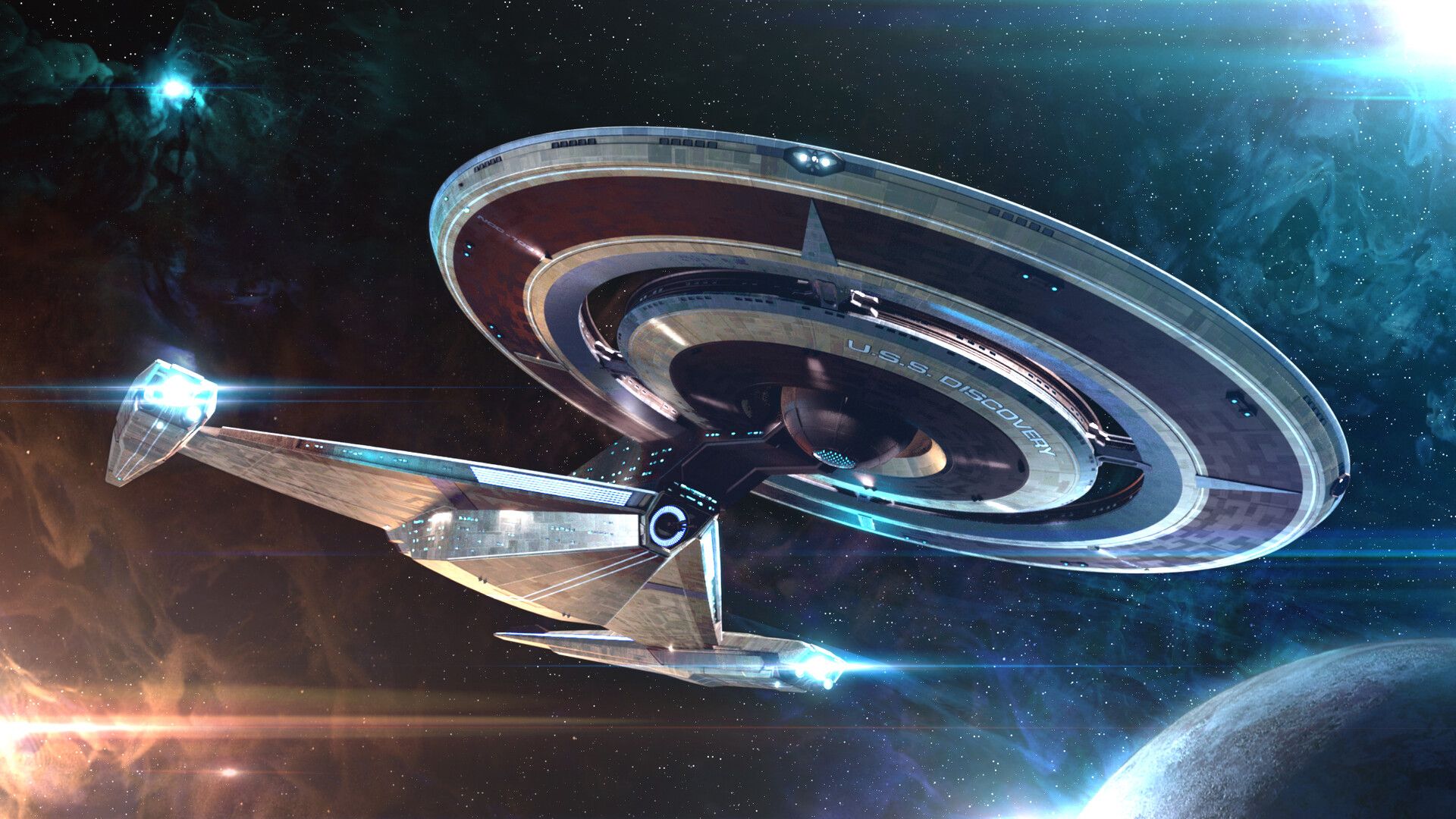 1920x1080 U.S.S Discovery (Startrek Fleet Command)