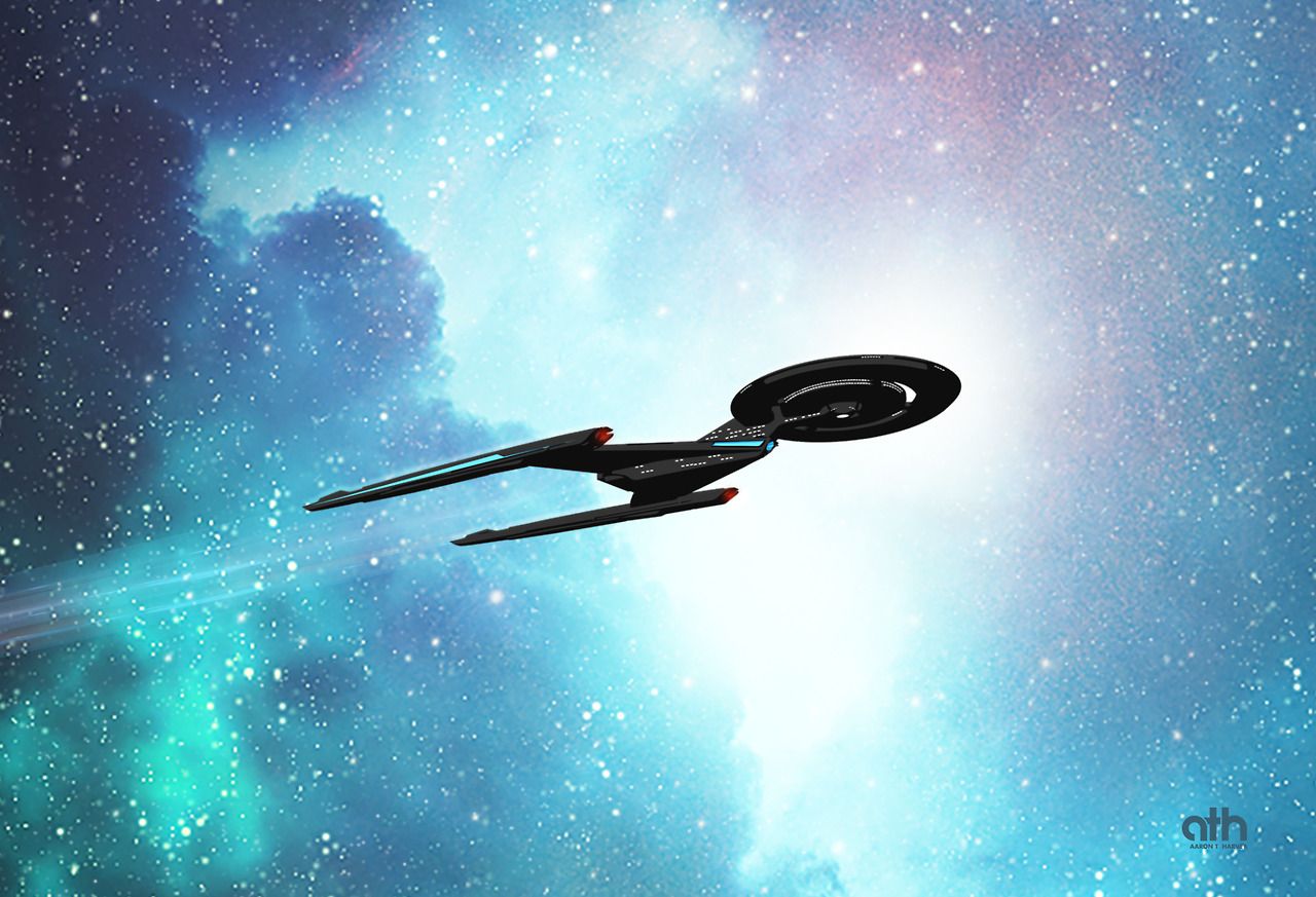 1280x873 The New USS Discovery.. The Trek BBS