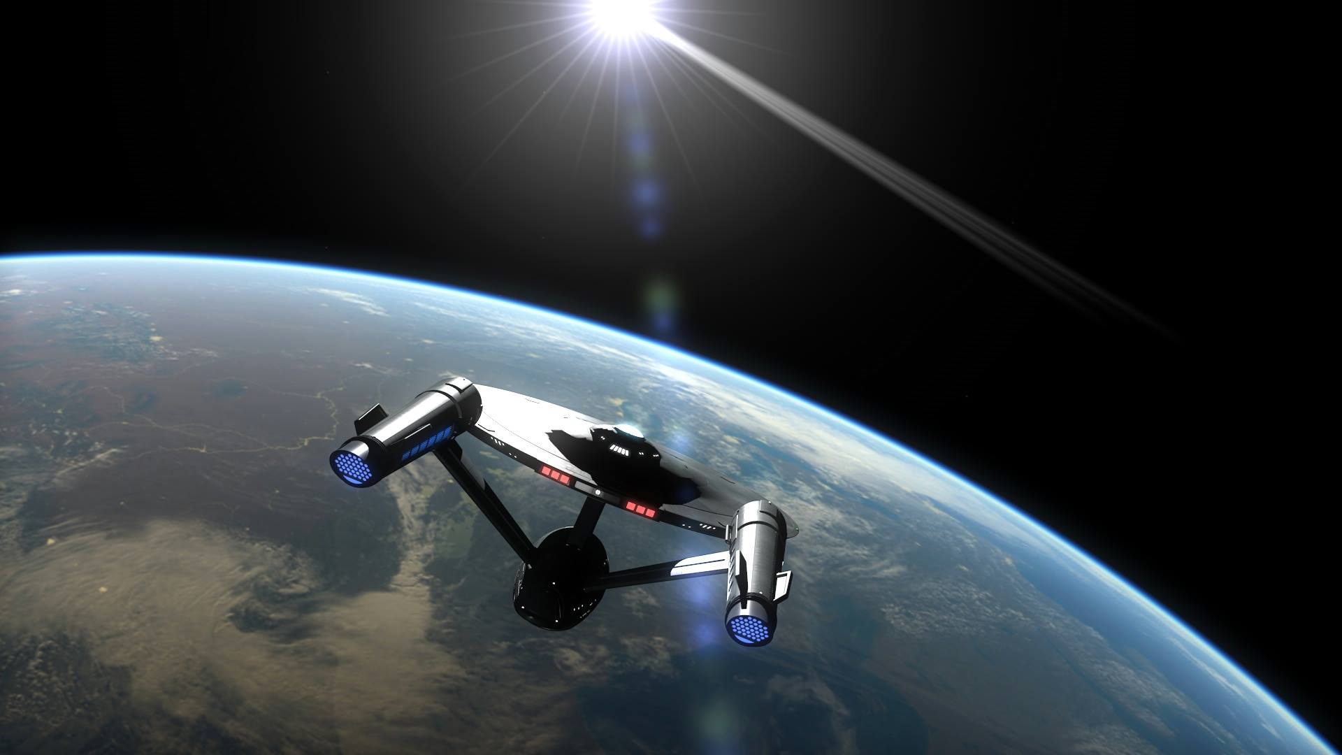 1920x1080 Fans Are Creating Their Own Beauty Shots Of The USS Enterprise From 'Star Trek: Discovery'