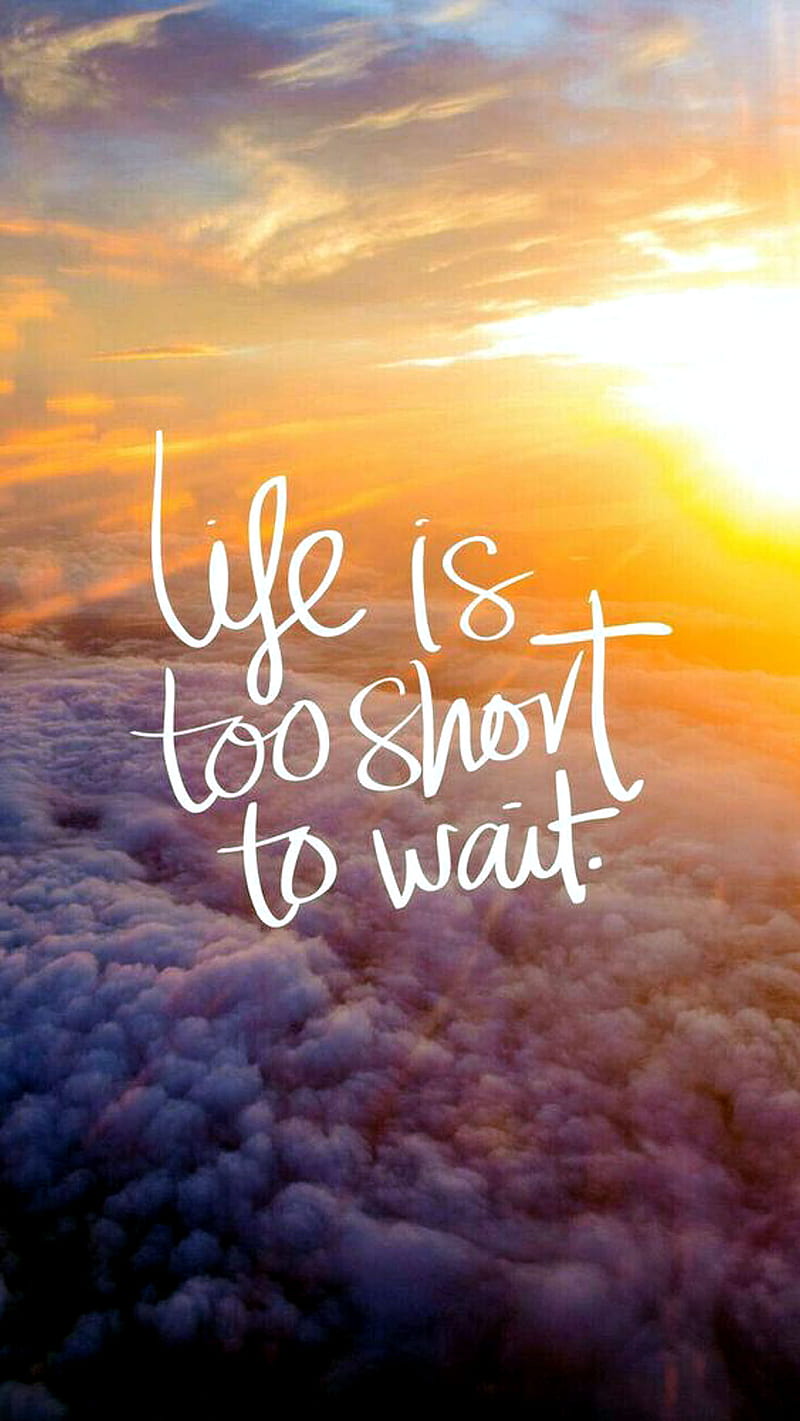 800x1421 Life is too short, conquer, heart, love, quotes, sayings, yourself, HD phone wallpaper
