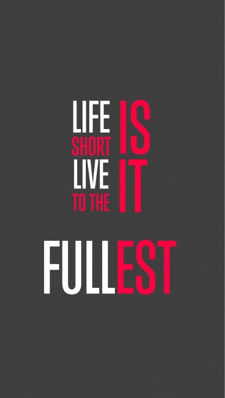 725x1280 Life is short wallpaper