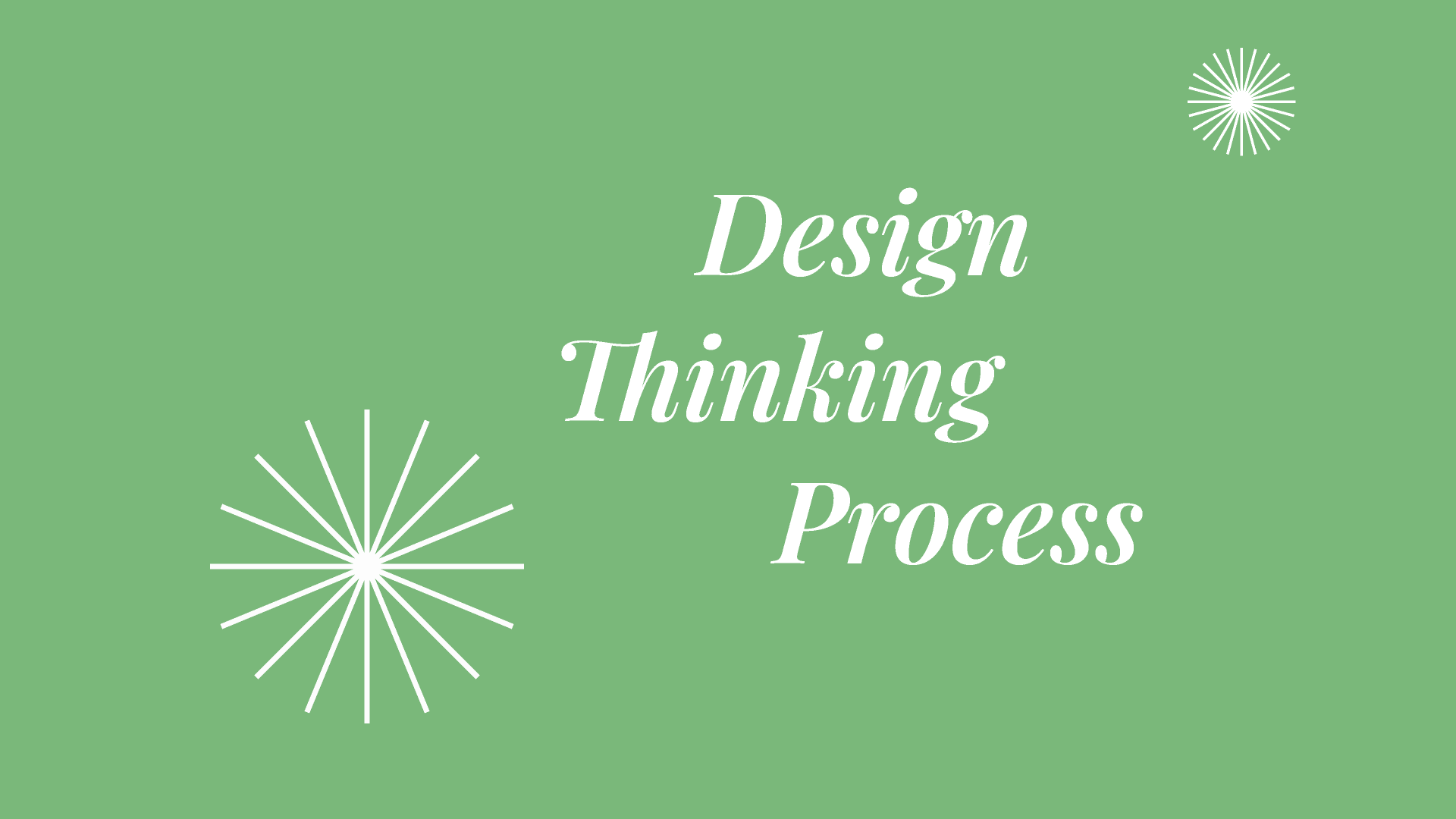 1920x1080 Design Thinking Process