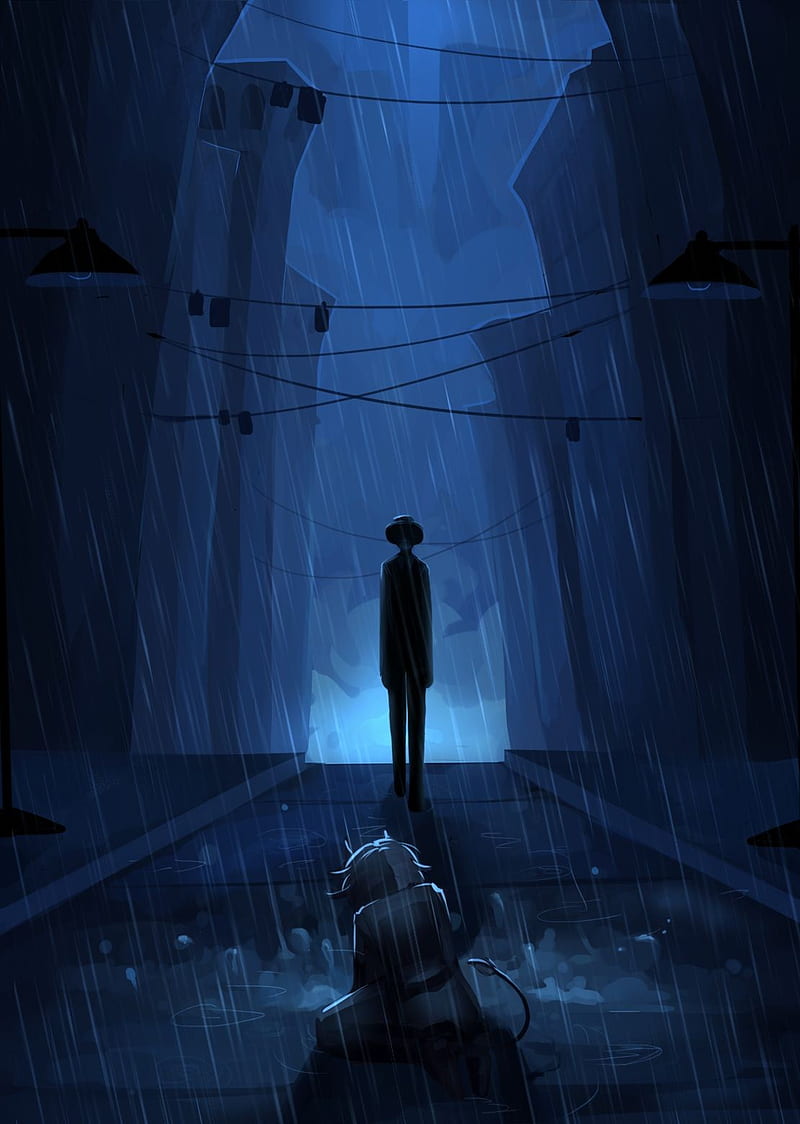 800x1124 Little Nightmares blue, ranboo, HD phone wallpaper
