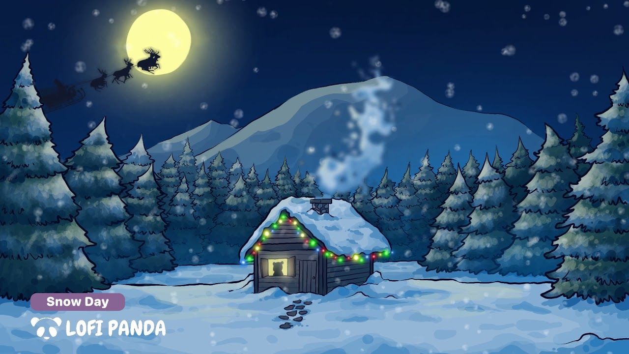 1280x720 Snow Day by LOFI PANDA Christmas Album Vol. I