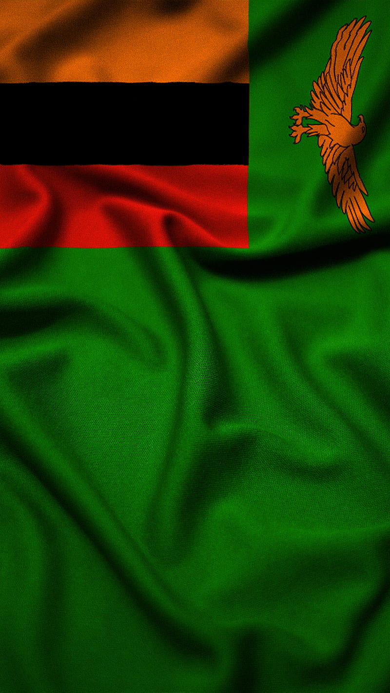 800x1422 Zambia, Zambia country, Zambia flag, HD phone wallpaper