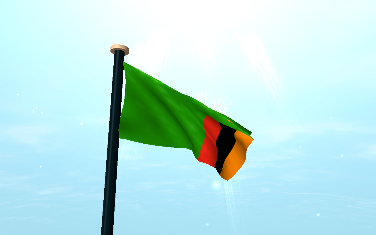 1280x800 Zambia Flag Wallpaper