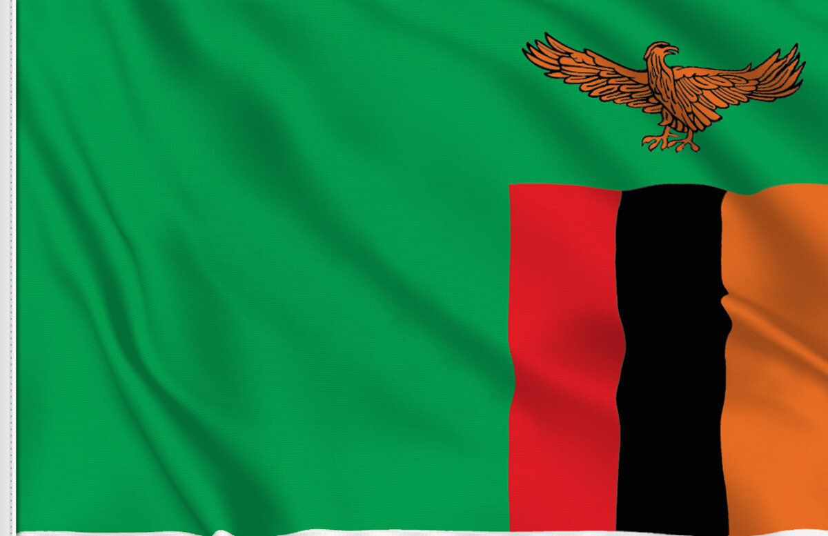 1200x777 Zambia Flag