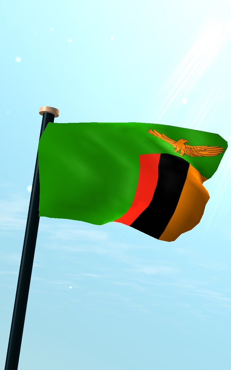 800x1280 Zambia Flag 3D Free Wallpaper APK for Android Download