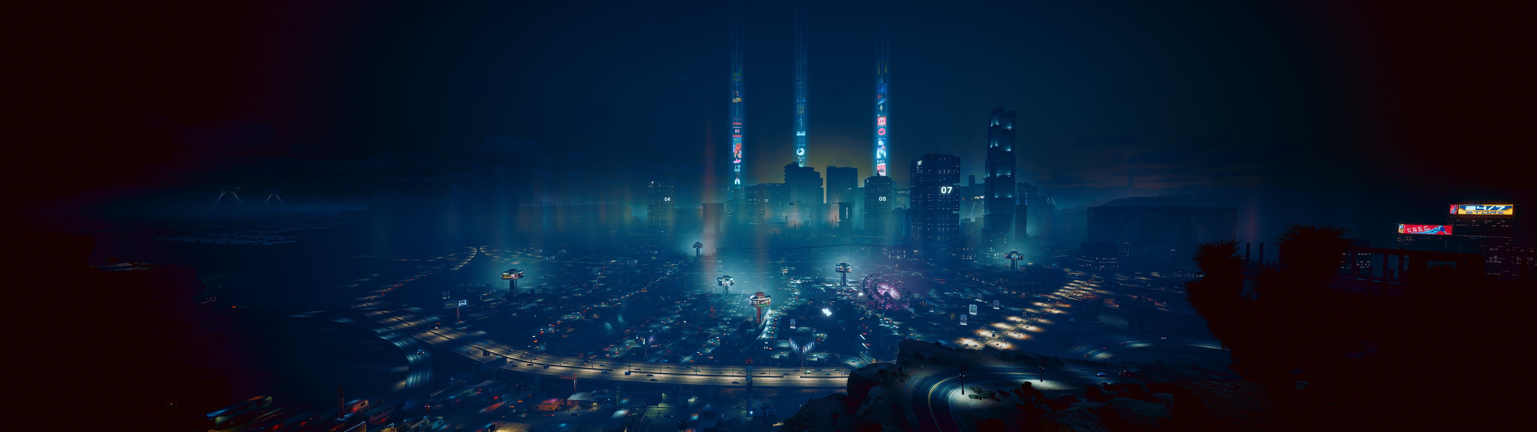 5120x1440 City Wallpaper