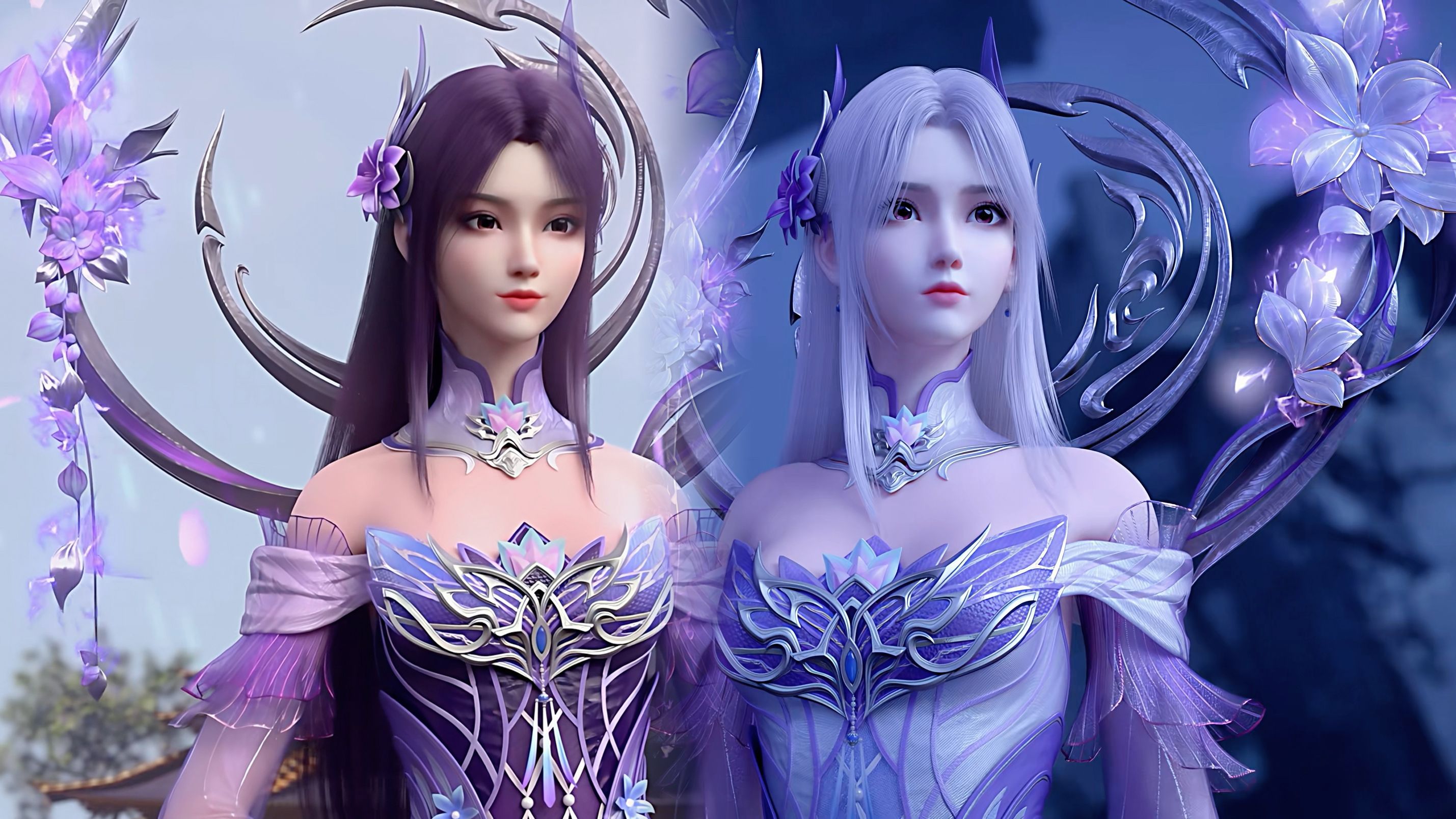 2858x1607 The Little Doctor Fairy is back in a new purple outfit. Which would you choose between purple and wh