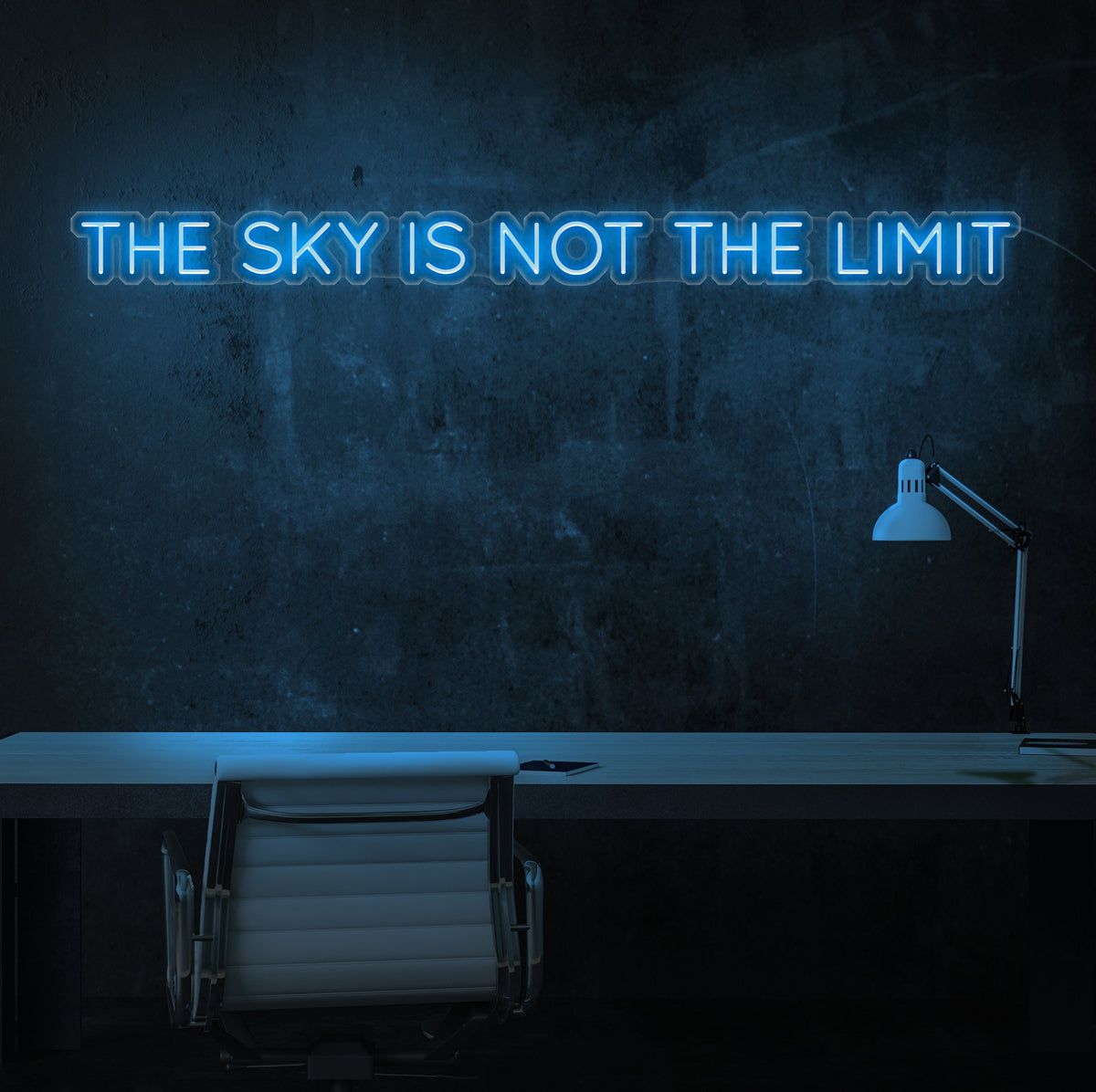 1200x1196 Motivational The Sky is Not The Limit LED Neon Sign