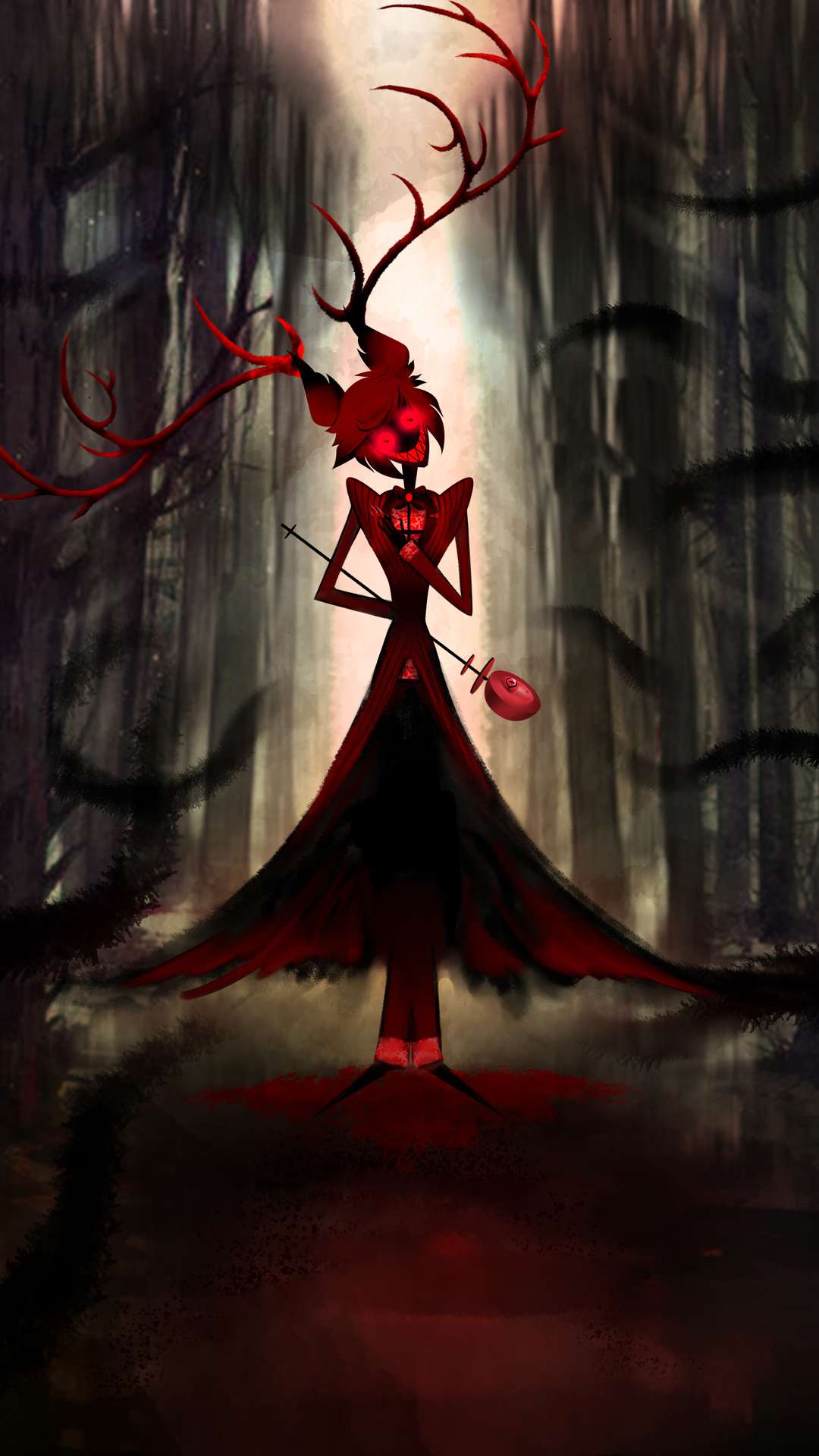 1080x1920 Alastor The Radio Demon Wallpaper